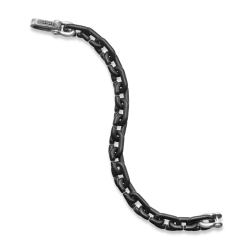 Chain Links Bracelet in Black Titanium, 10.3mm thumbnail 2