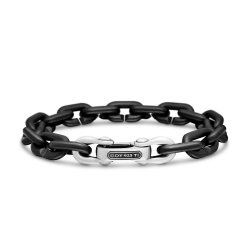 Chain Links Bracelet in Black Titanium, 10.3mm thumbnail 3
