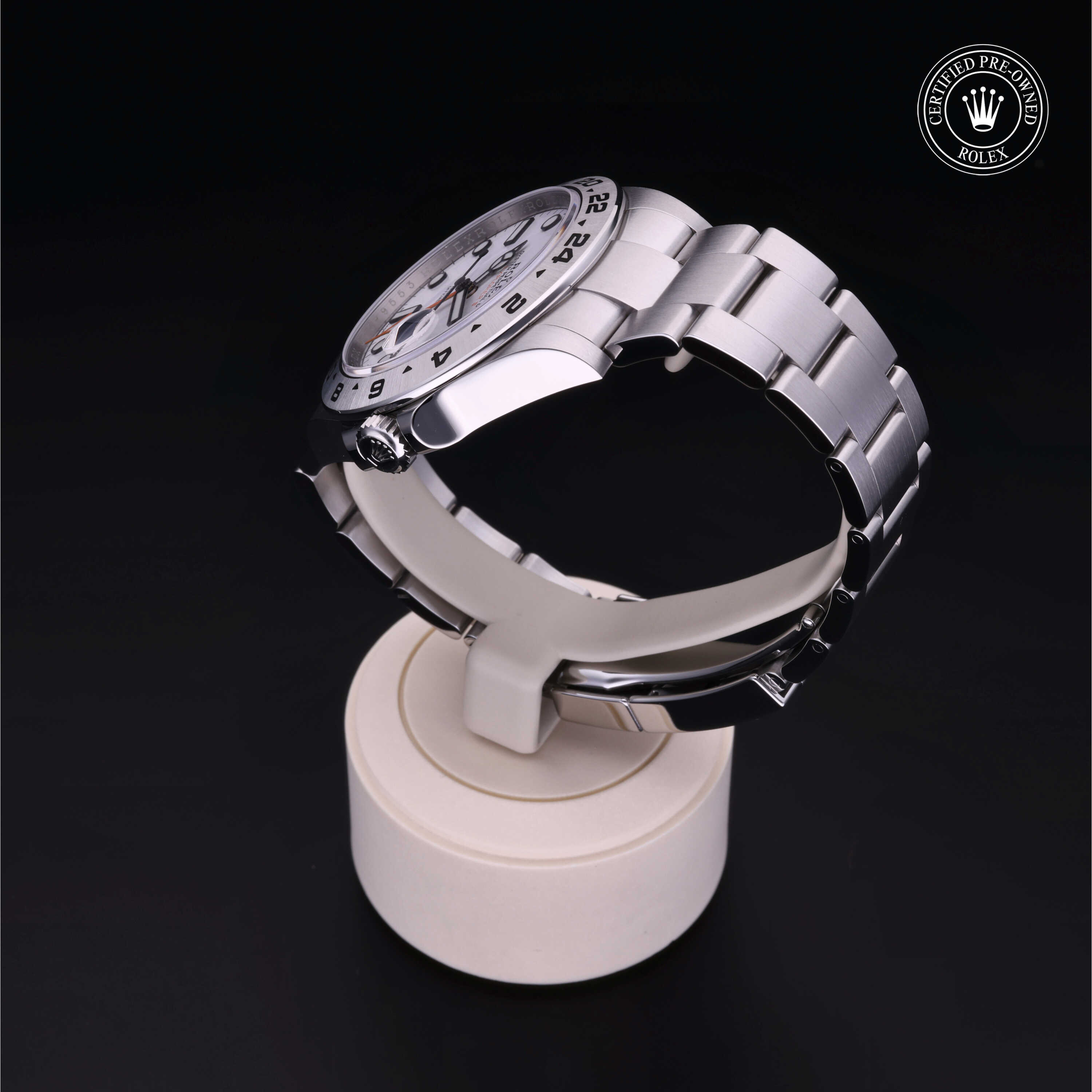 Rolex Explorer II in Steel M216570-0001 at Frank Adams Jewelers