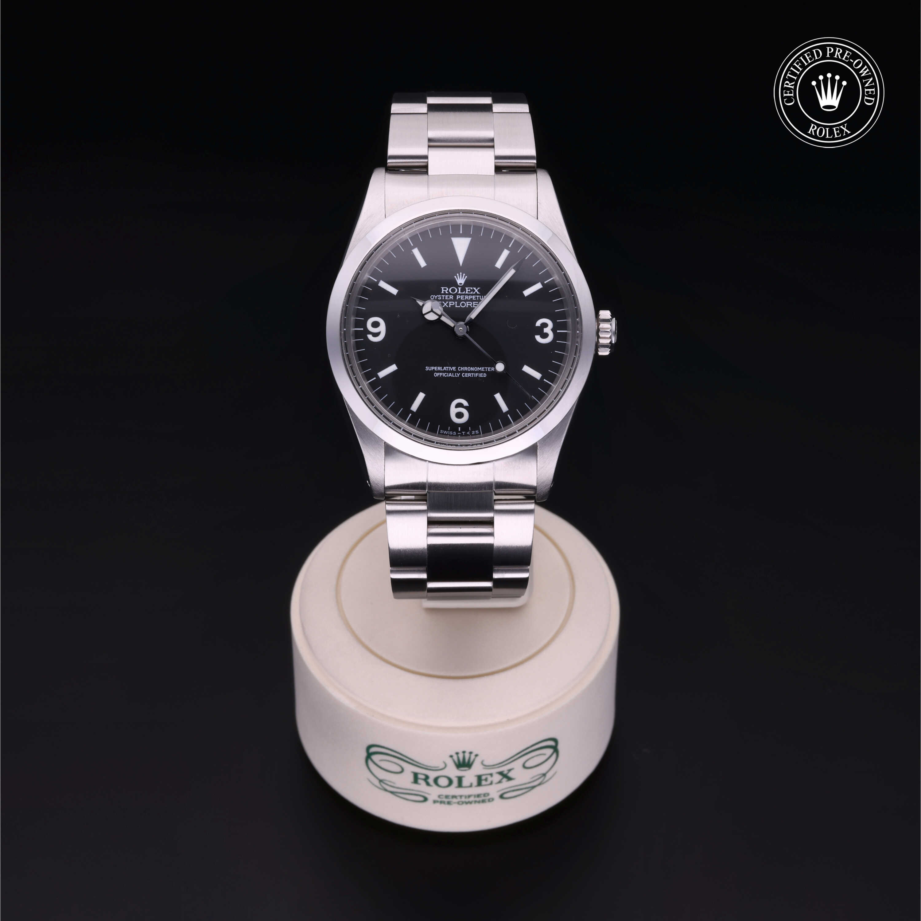 Rolex Explorer in Steel  at Frank Adams Jewelers