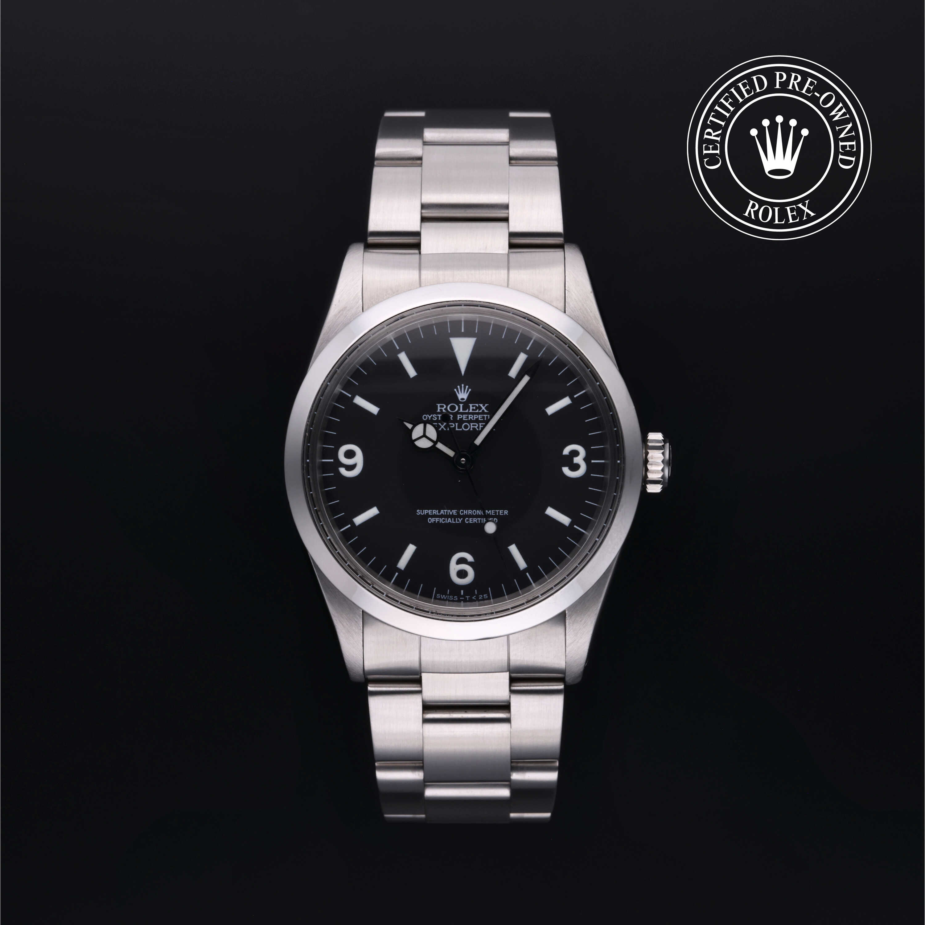 Rolex Explorer in Steel  at Frank Adams Jewelers