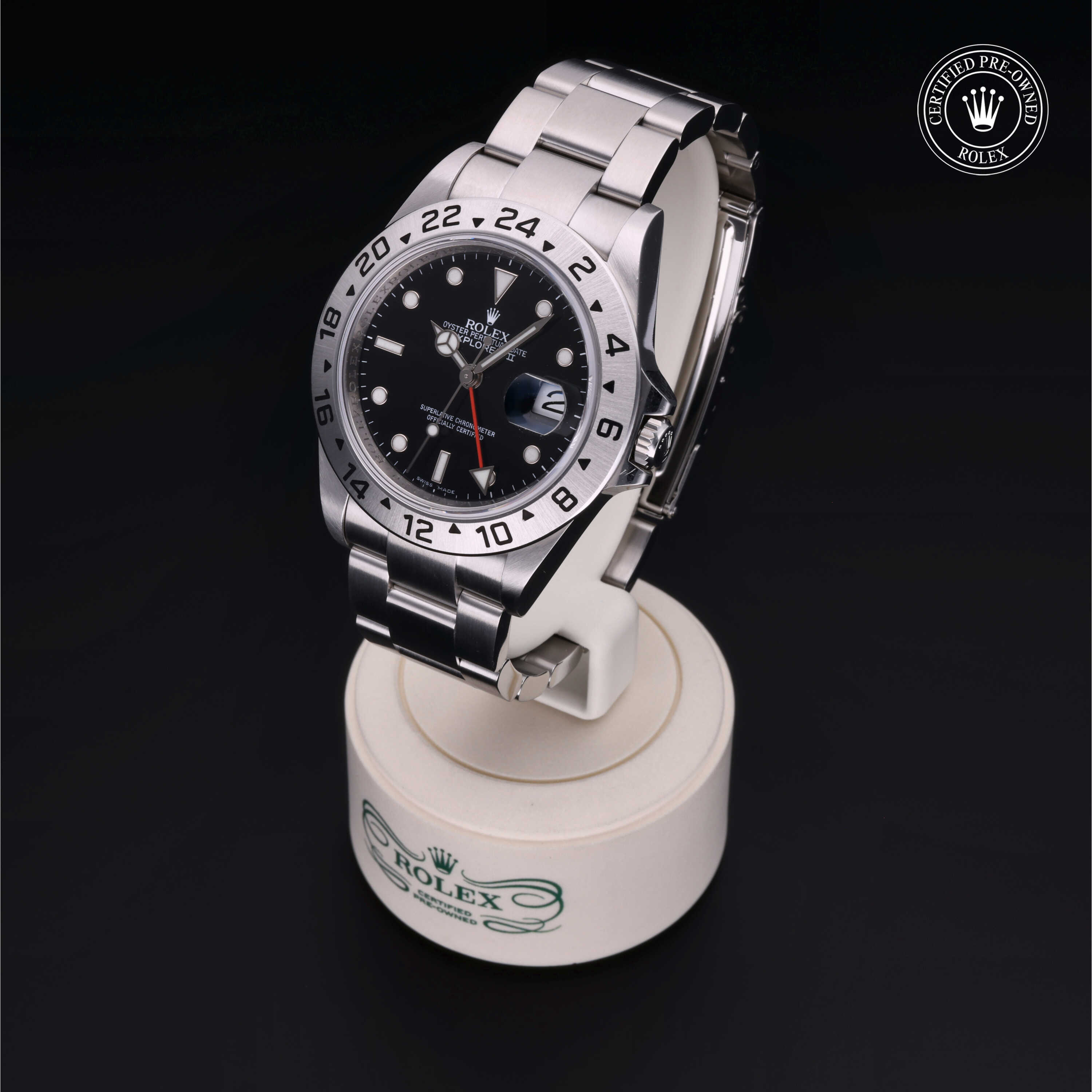 Rolex Explorer II in Steel M16570-0005 at Frank Adams Jewelers