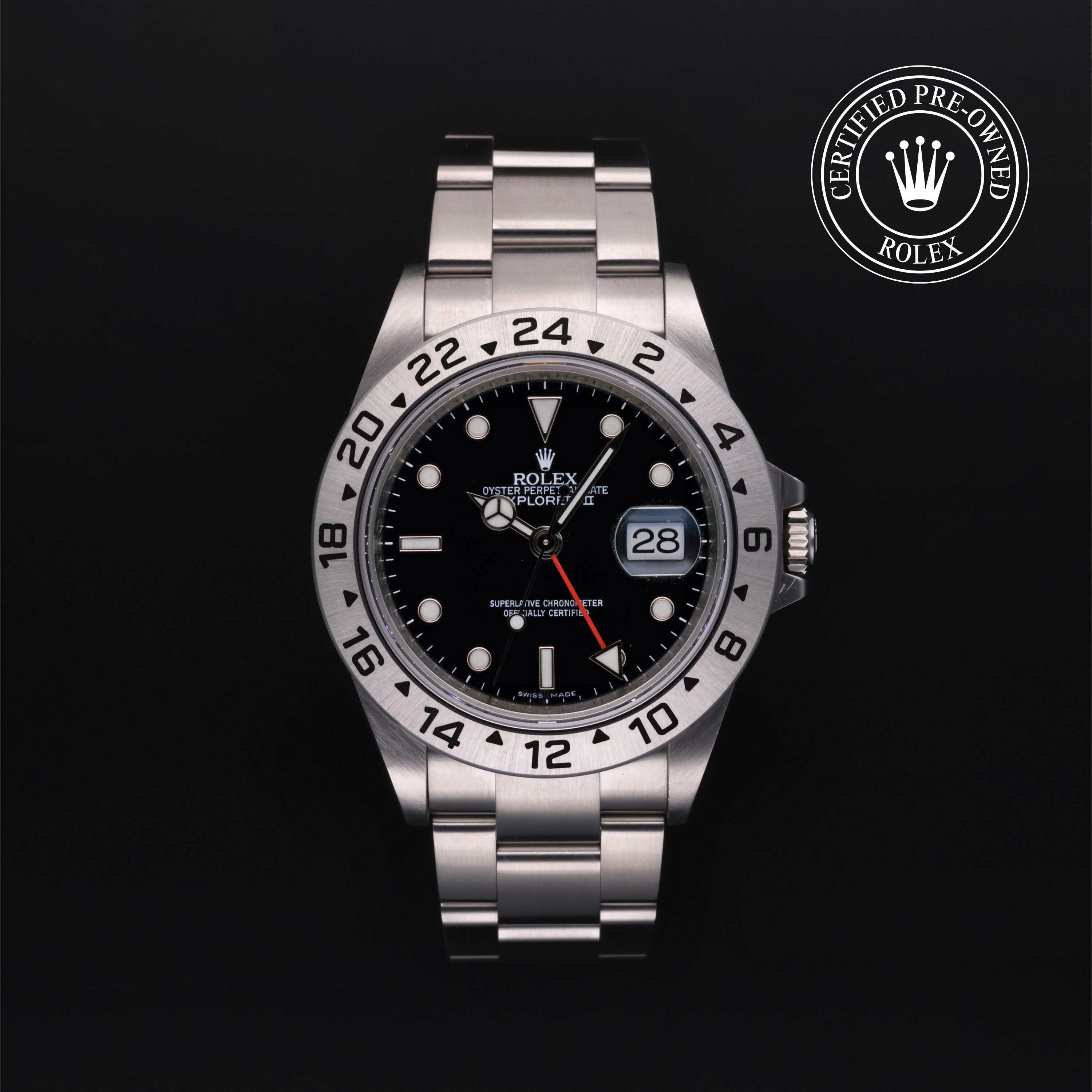 Rolex Explorer II in Steel M16570-0005 at Frank Adams Jewelers