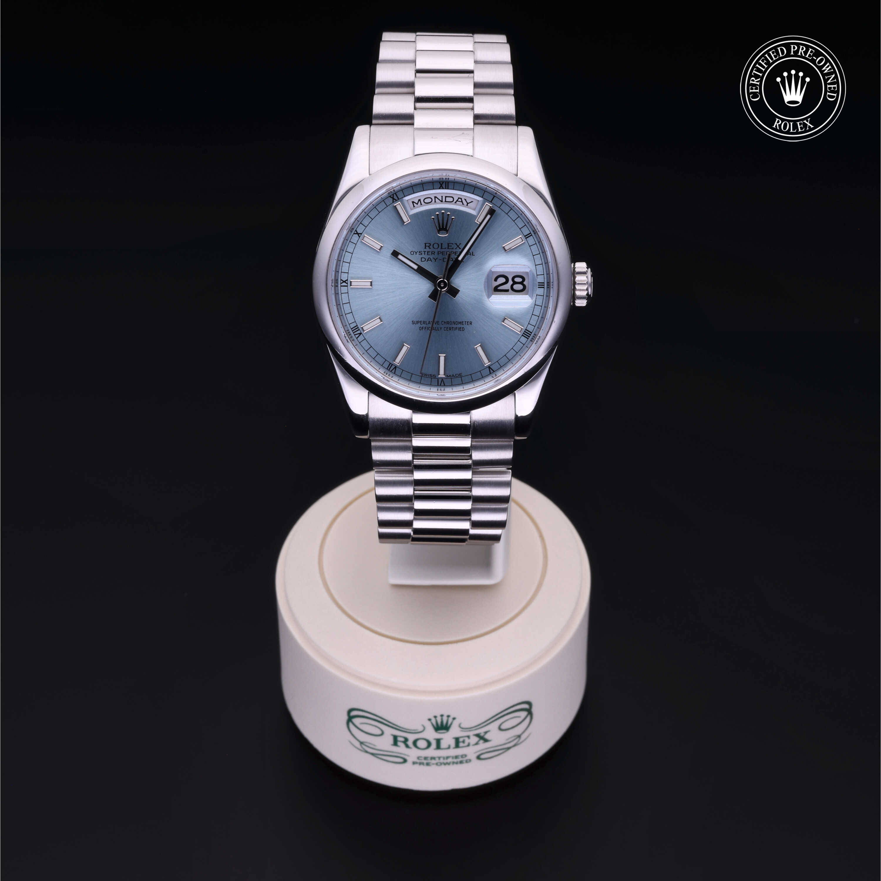 Rolex Day-Date in  M118206-0040 at Frank Adams Jewelers