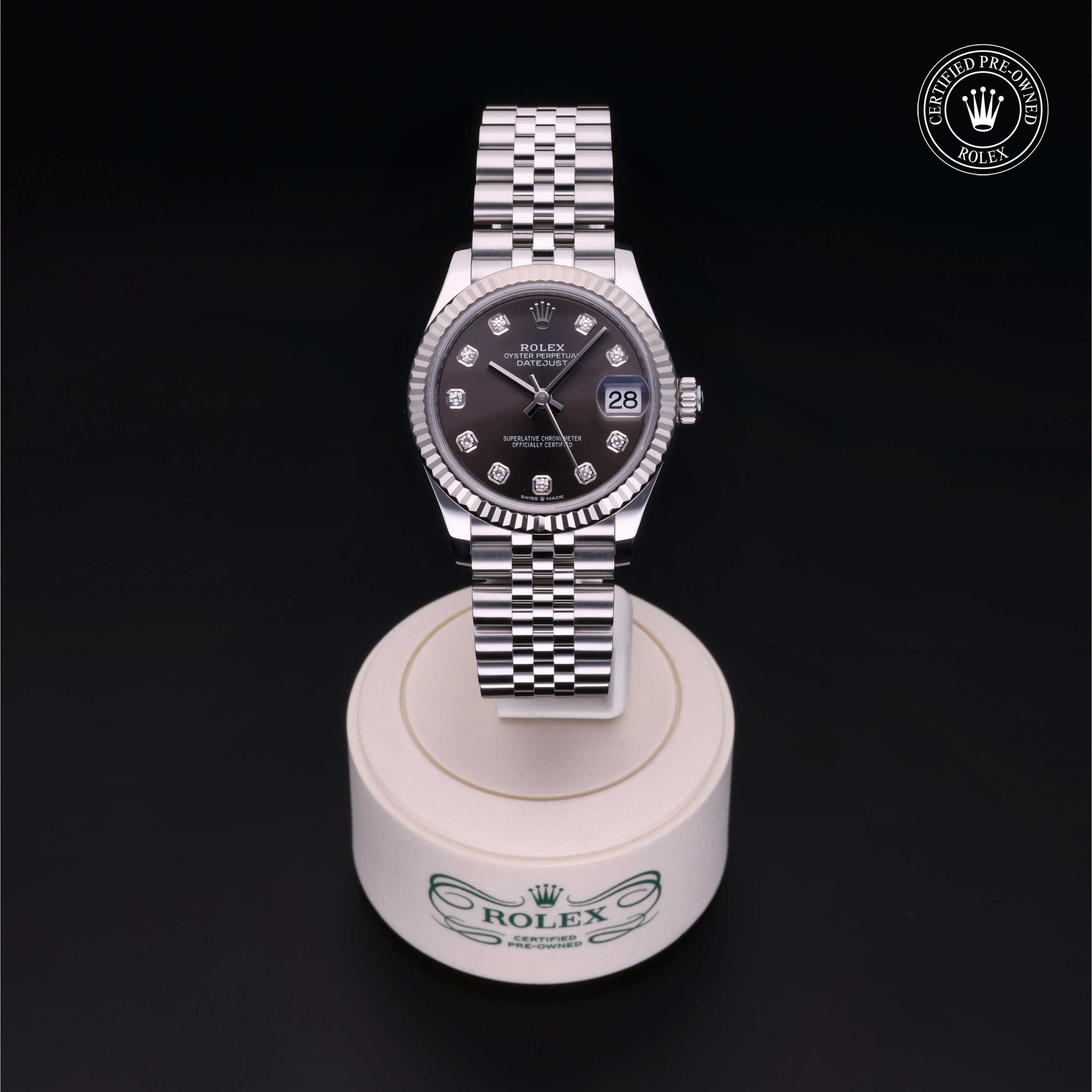Rolex in Rolesor 18 Carat White M278274-0008 at Frank Adams Jewelers Rolex in Rolesor 18 Carat White M278274-0008 at Frank Adams Jewelers