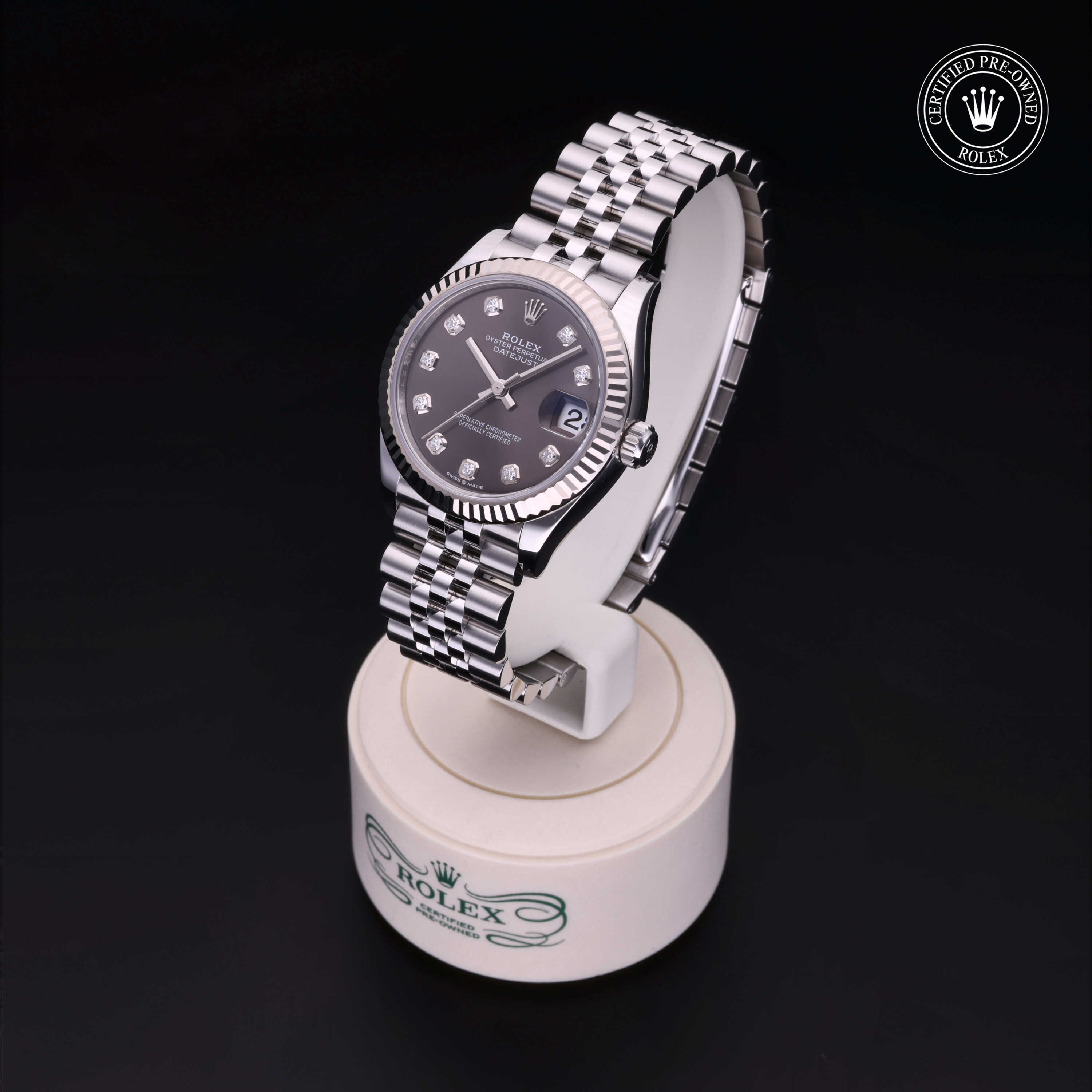 Rolex in Rolesor 18 Carat White M278274-0008 at Frank Adams Jewelers Rolex in Rolesor 18 Carat White M278274-0008 at Frank Adams Jewelers