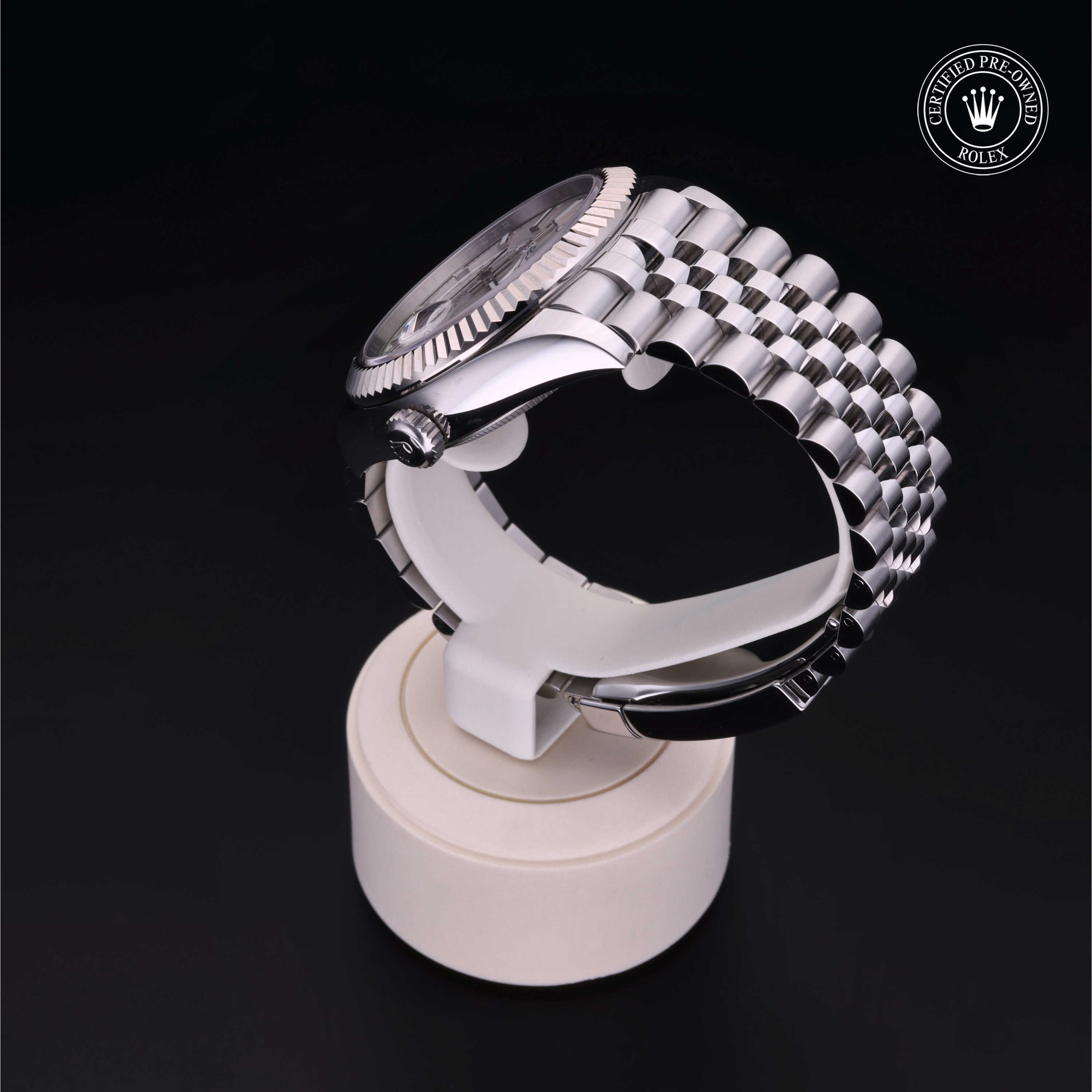 Rolex Sky-Dweller in Rolesor 18 Carat White M326934-0002 at Frank Adams Jewelers