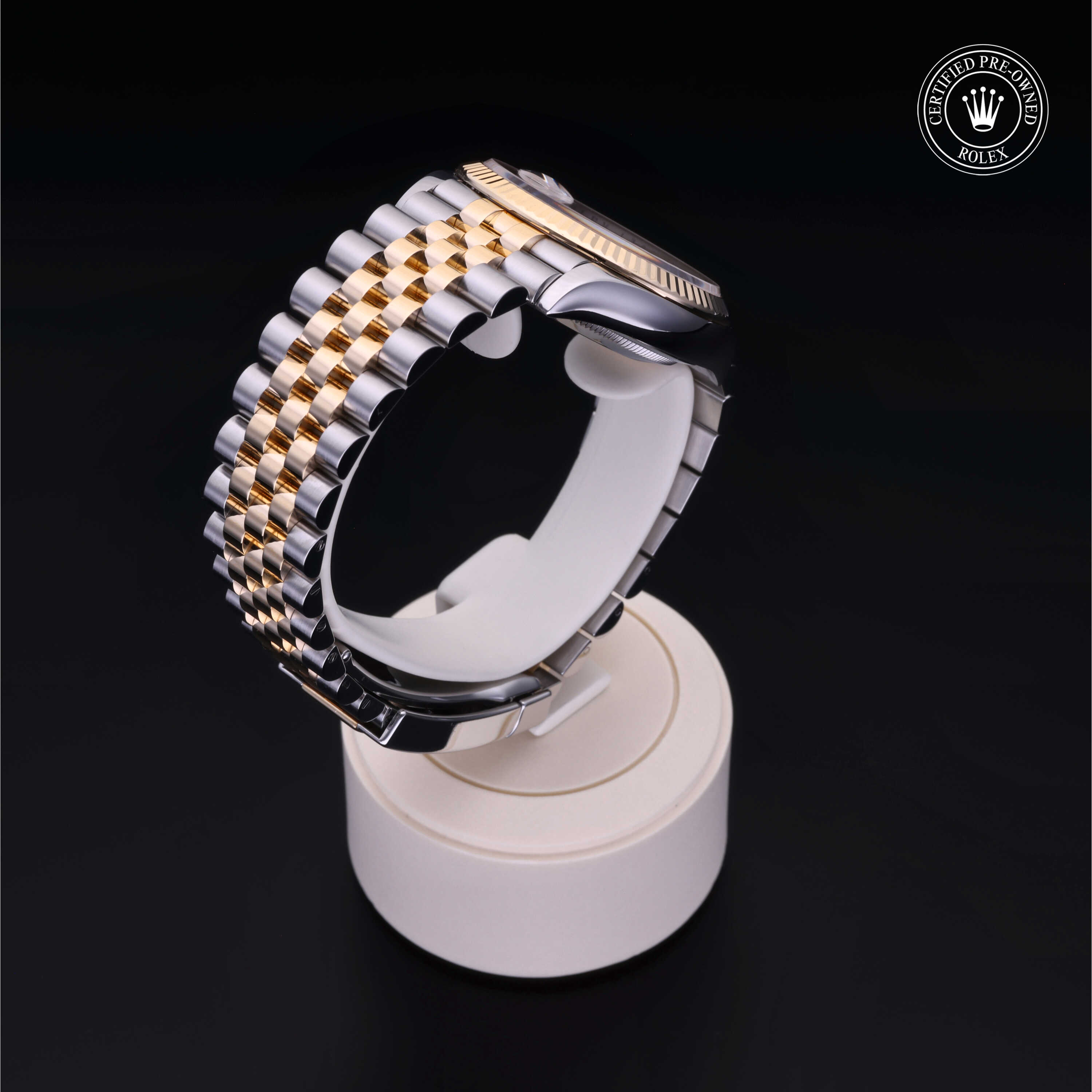 Rolex Datejust in Rolesor 18 Carat Yellow M126233-0017 at Frank Adams Jewelers