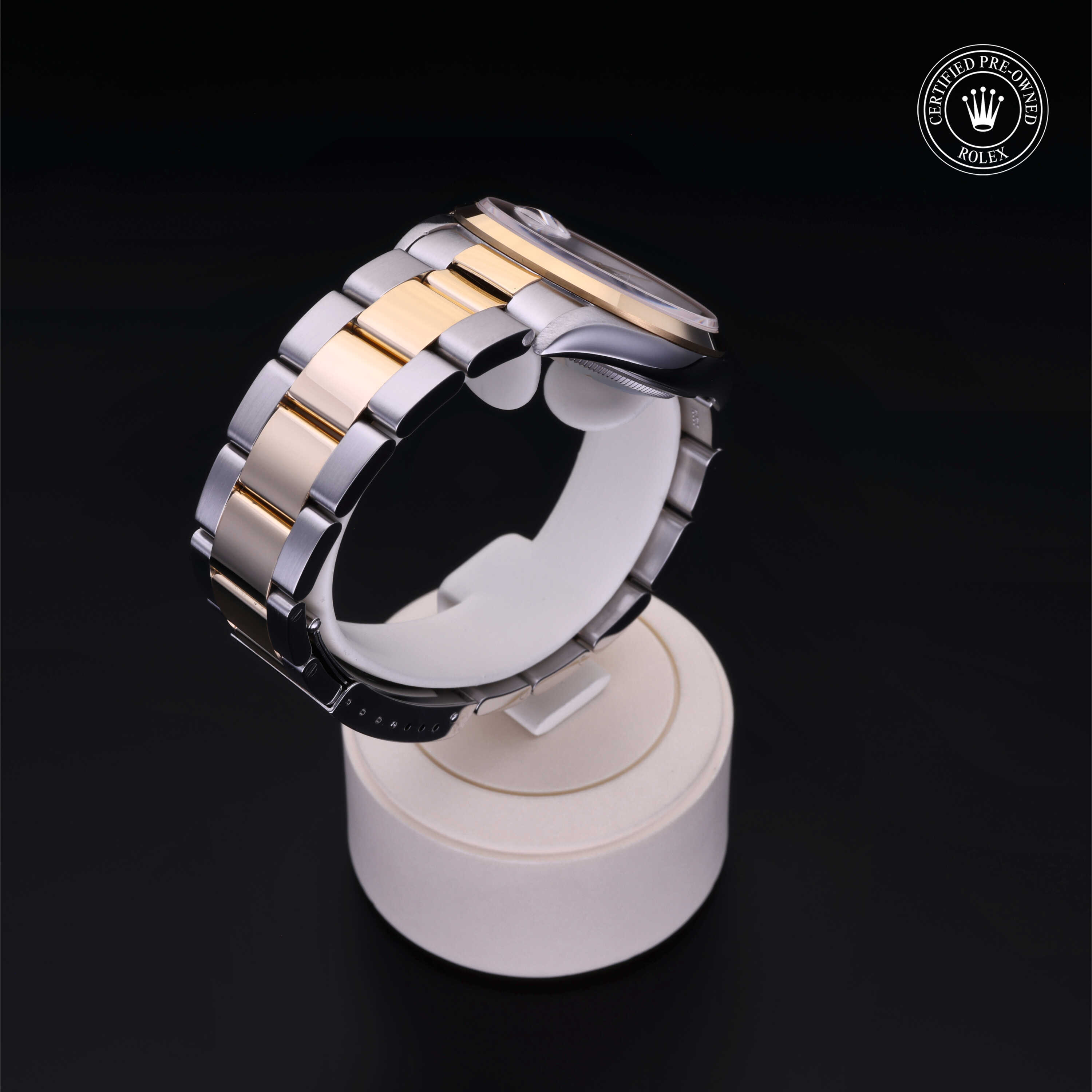 Rolex  in Rolesor 18 Carat Yellow M16203-0030 at Frank Adams Jewelers
