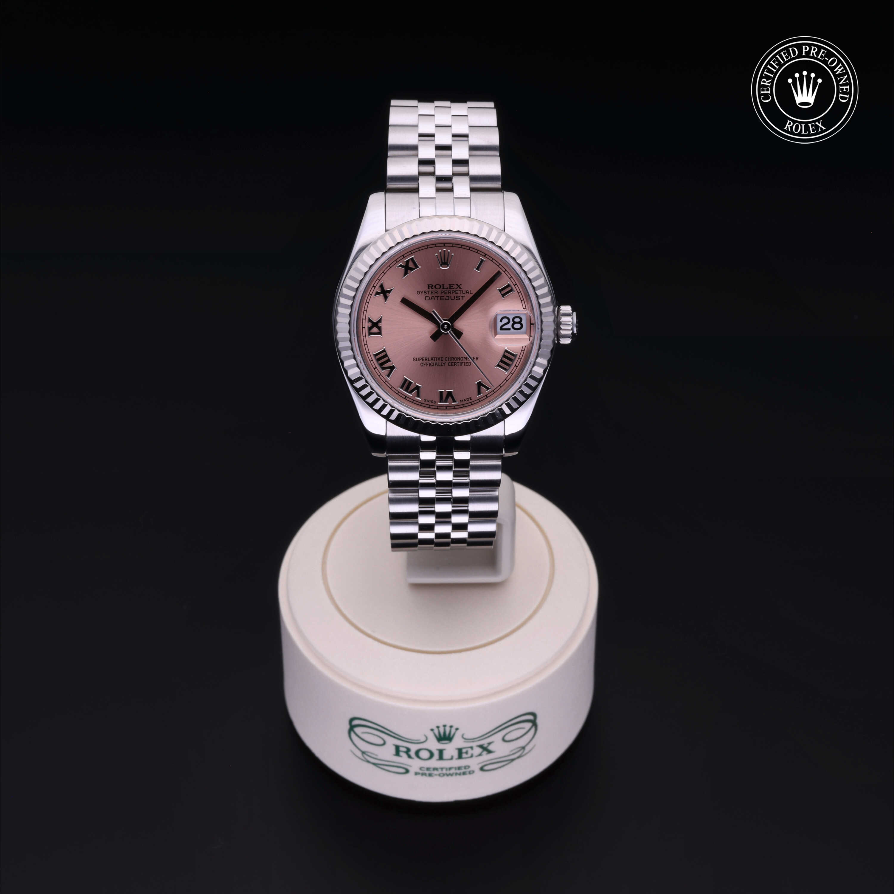Rolex in Rolesor 18 Carat White M178274-0011 at Frank Adams Jewelers Rolex in Rolesor 18 Carat White M178274-0011 at Frank Adams Jewelers