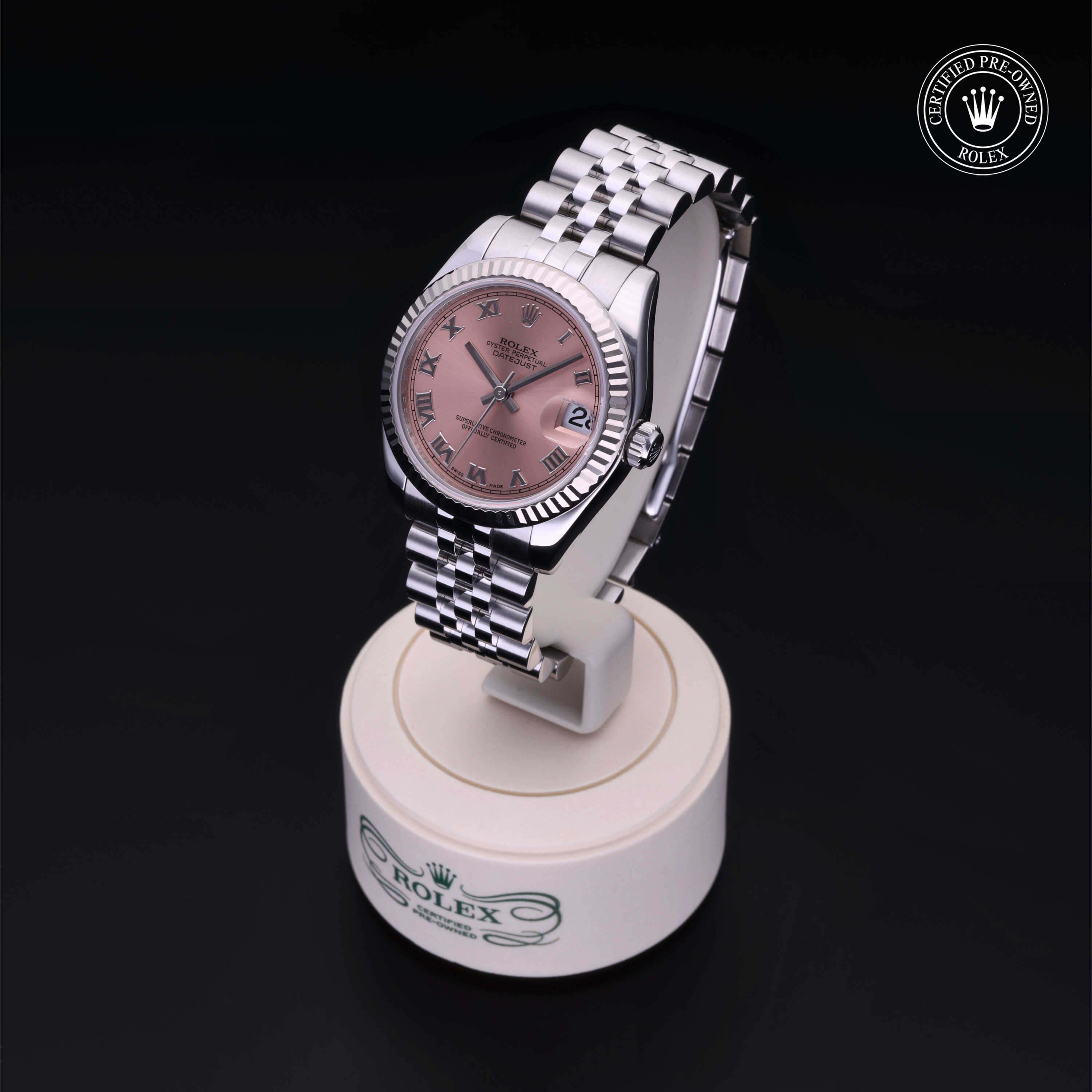 Rolex in Rolesor 18 Carat White M178274-0011 at Frank Adams Jewelers Rolex in Rolesor 18 Carat White M178274-0011 at Frank Adams Jewelers
