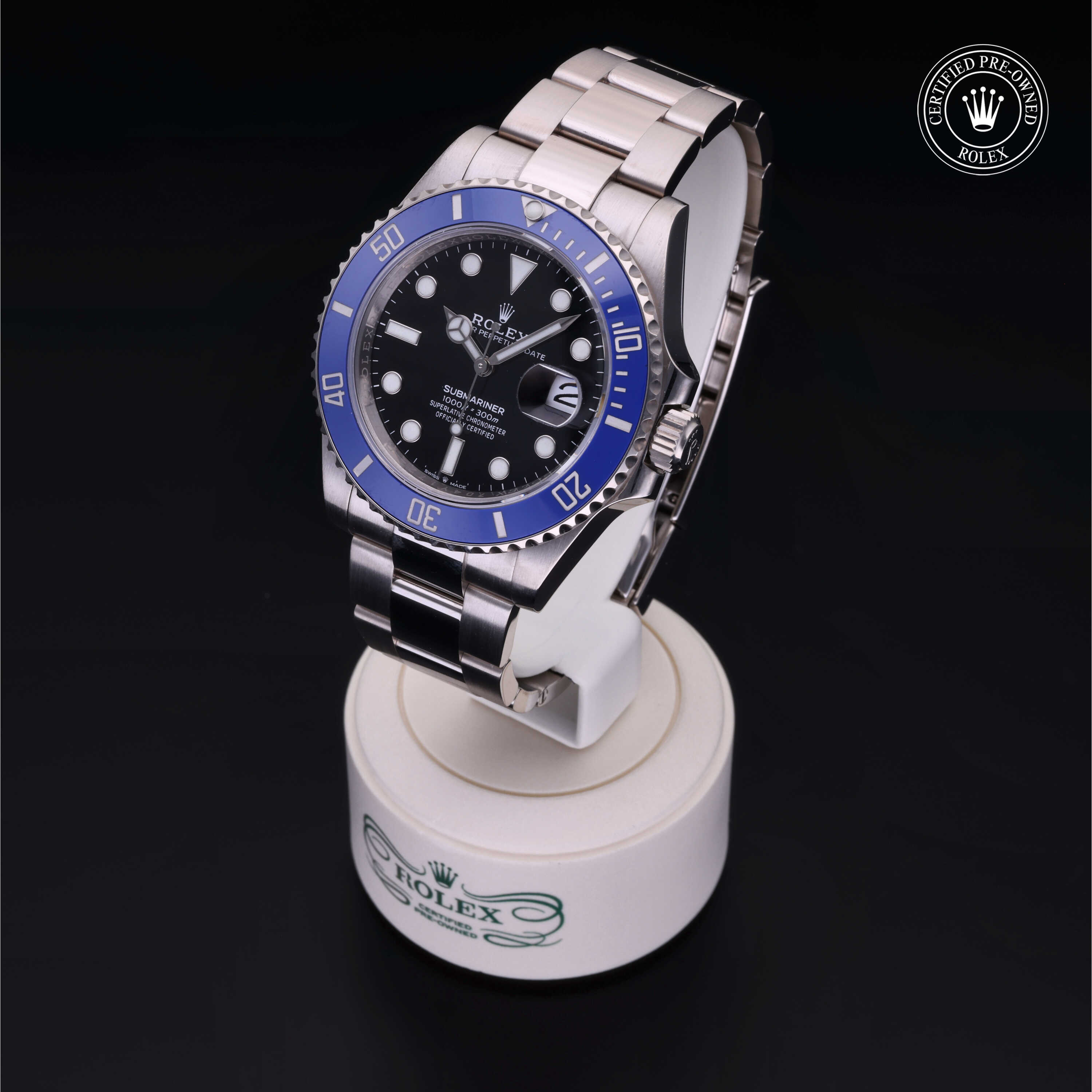 Rolex  in Gold 18 Carat White M126619LB-0003 at Frank Adams Jewelers