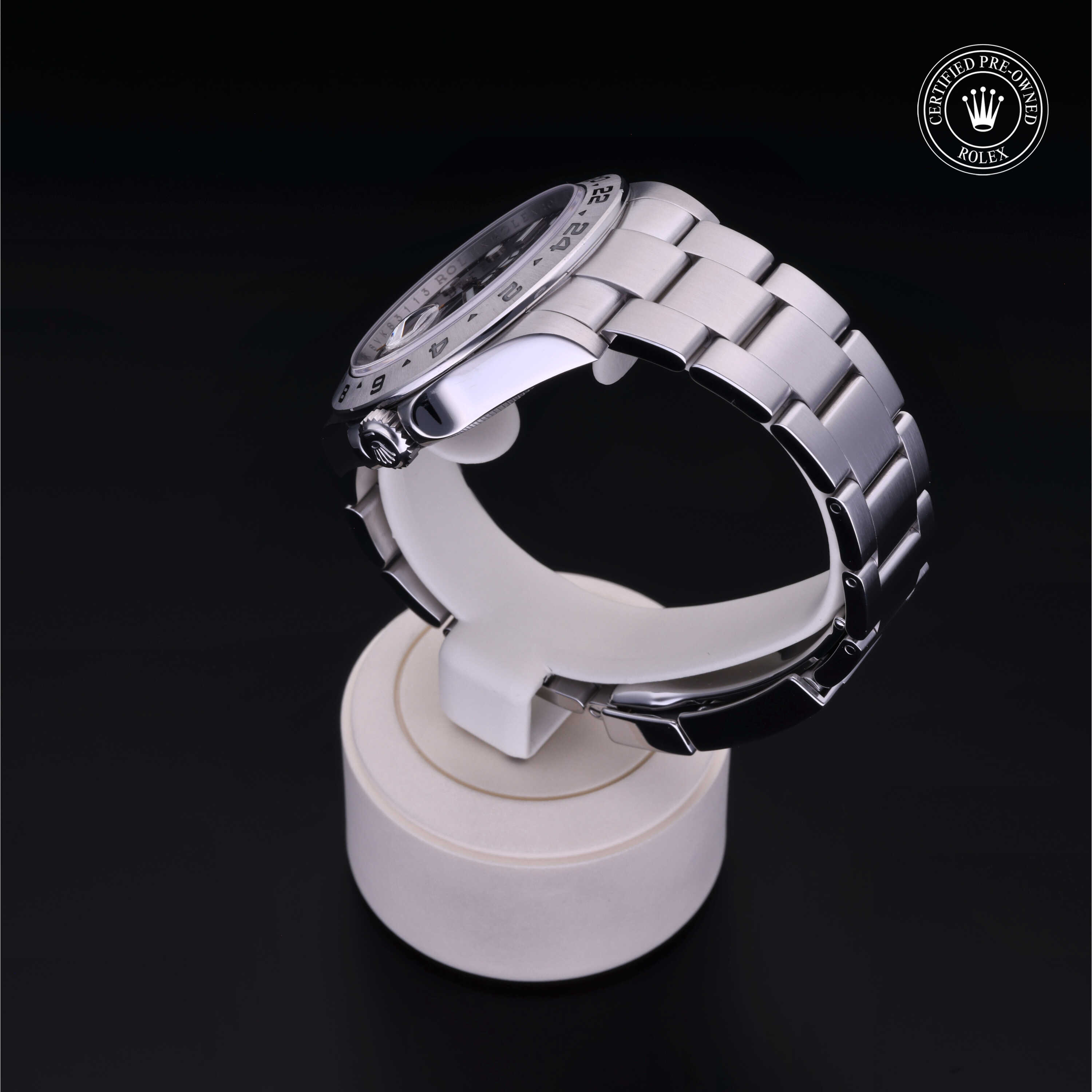 Rolex Explorer II in Steel M216570-0002 at Frank Adams Jewelers