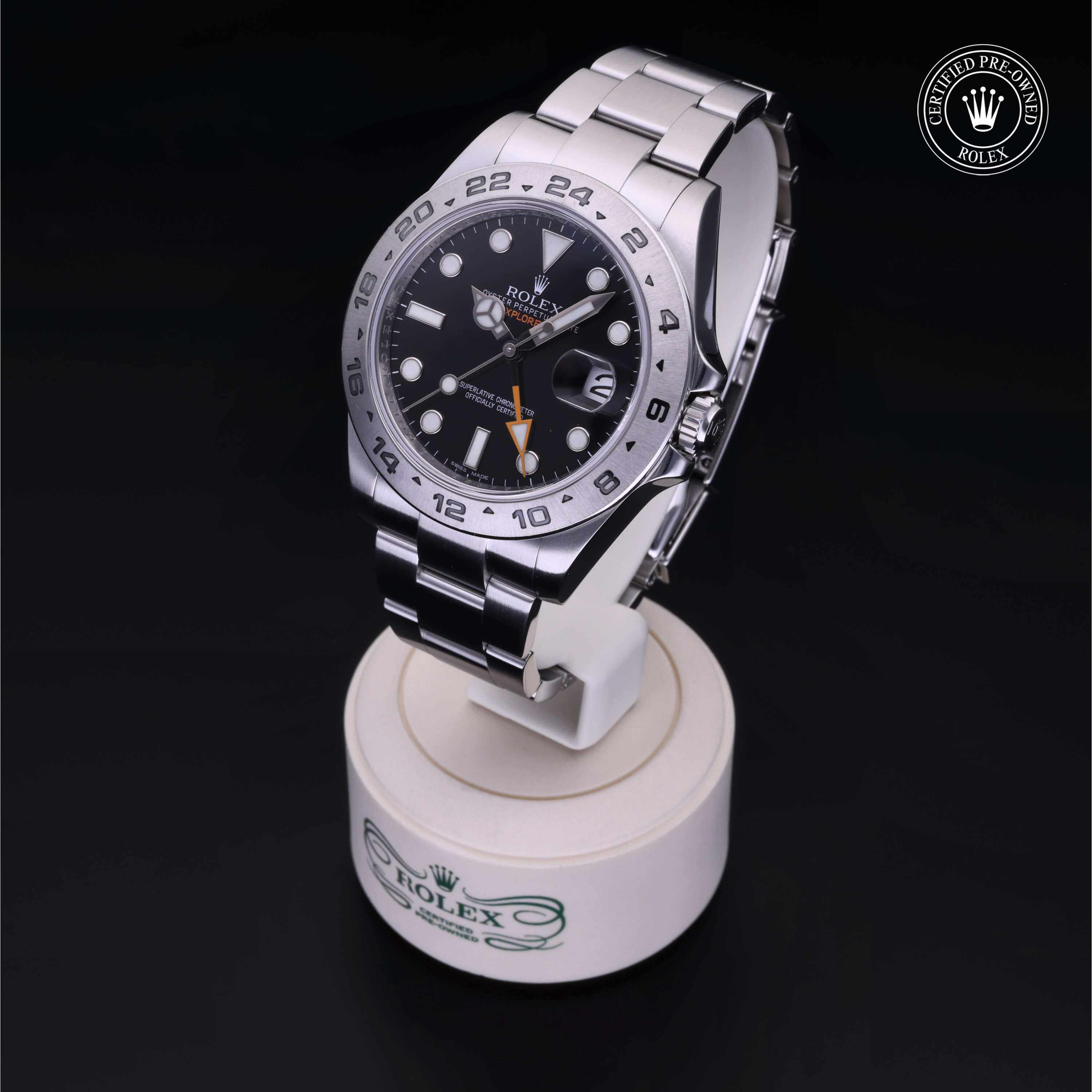Rolex Explorer II in Steel M216570-0002 at Frank Adams Jewelers