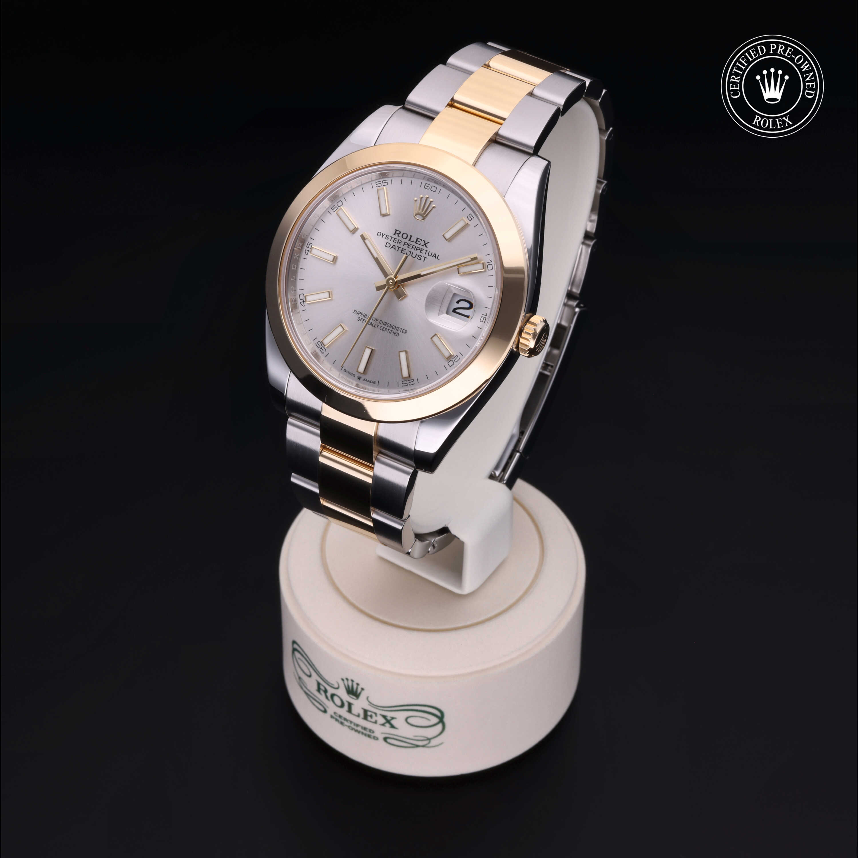 Rolex Datejust in Rolesor 18 Carat Yellow M126303-0001 at Frank Adams Jewelers