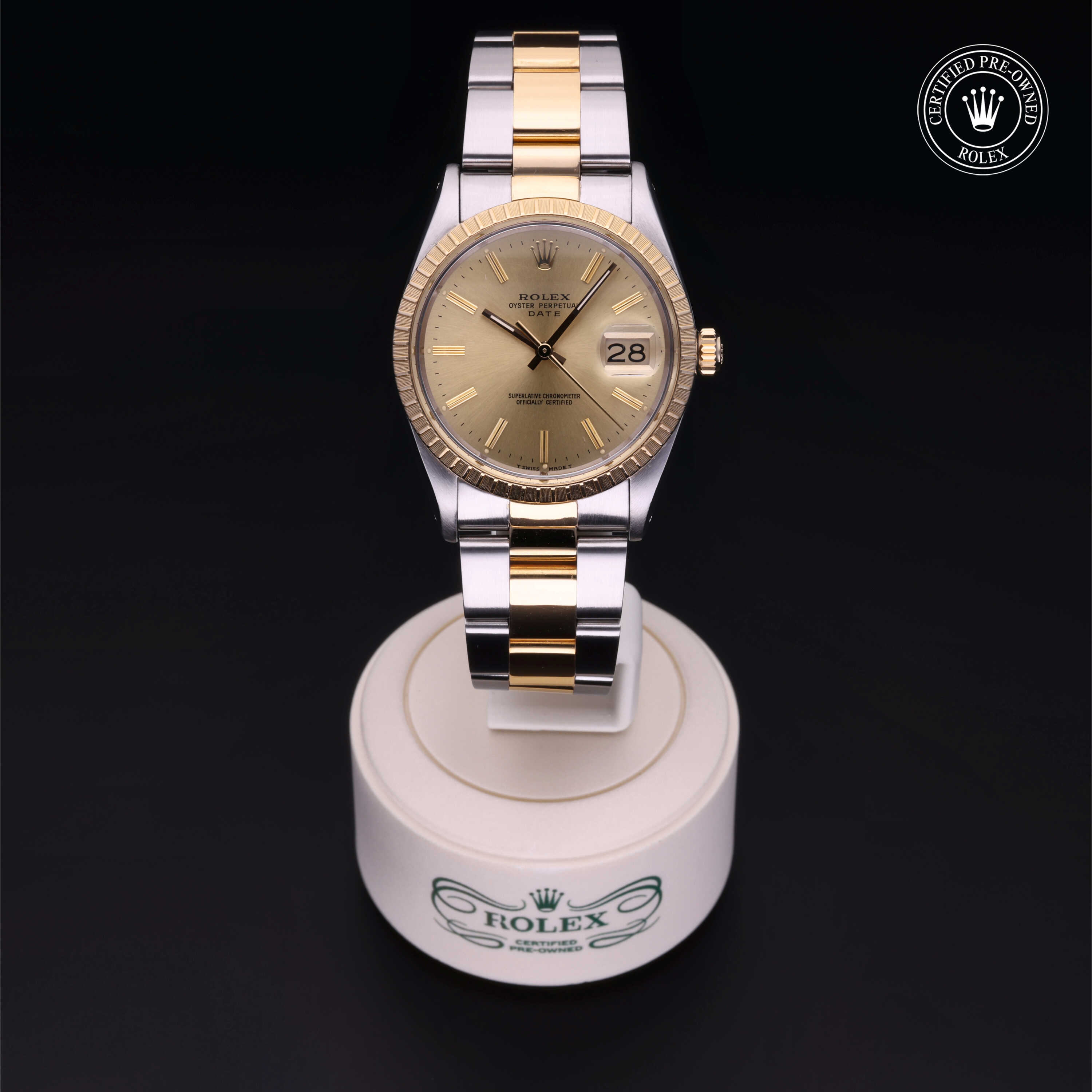 Rolex  in Rolesor 18 Carat Yellow  at Frank Adams Jewelers