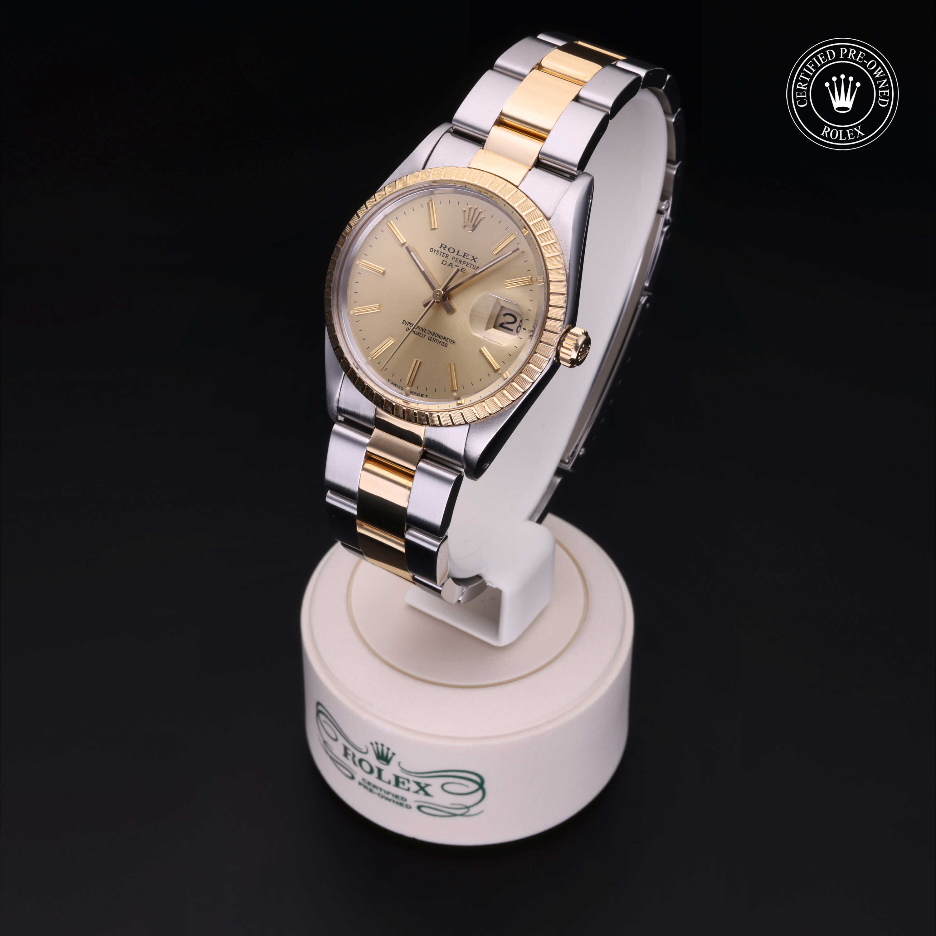 Rolex  in Rolesor 18 Carat Yellow  at Frank Adams Jewelers