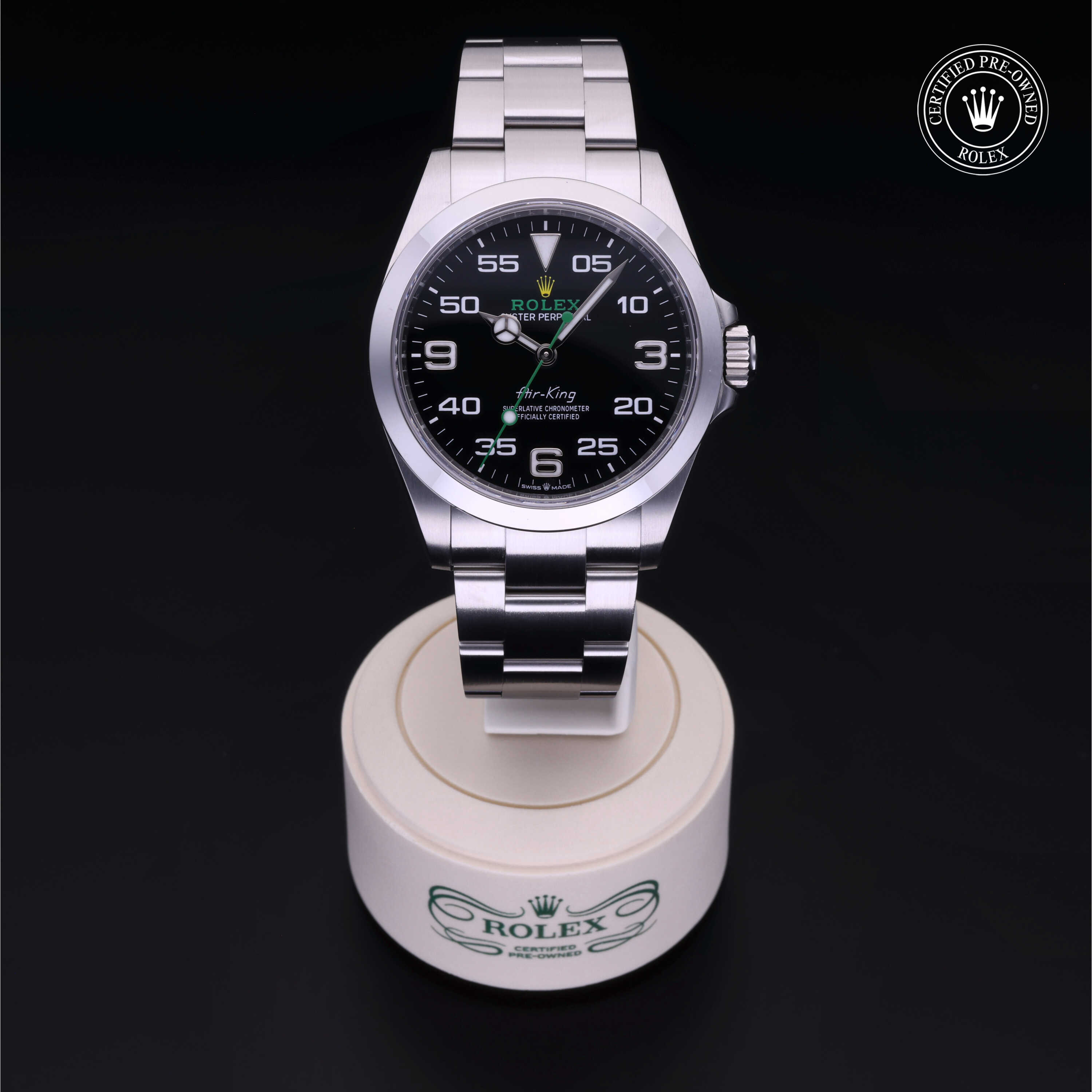 Rolex Air-King in Steel M126900-0001 at Frank Adams Jewelers