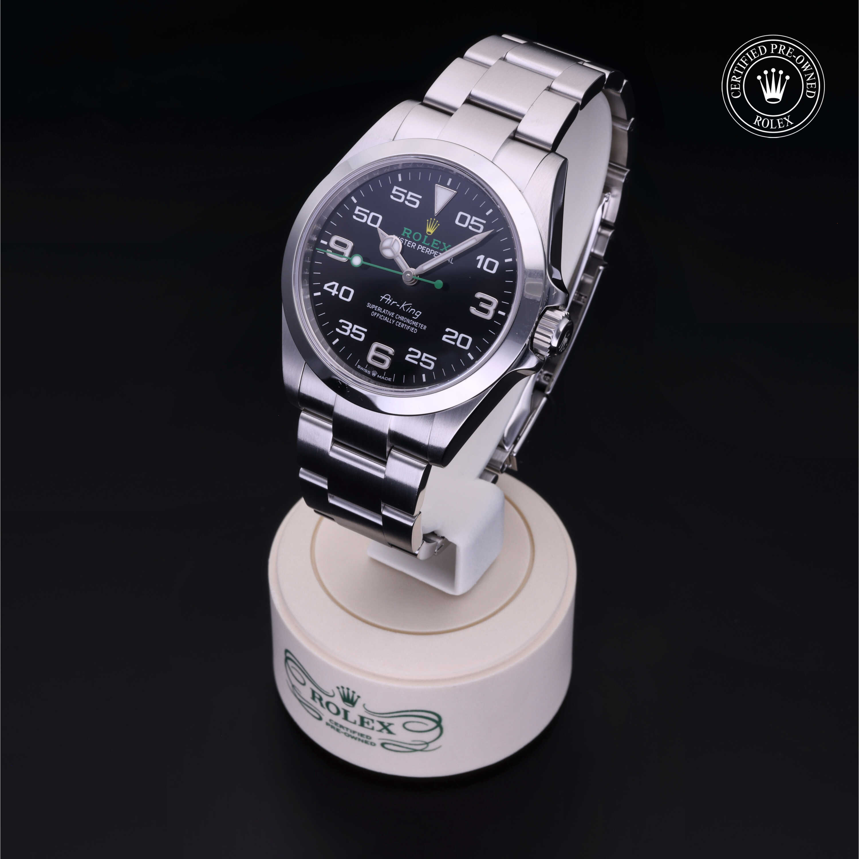 Rolex Air-King in Steel M126900-0001 at Frank Adams Jewelers
