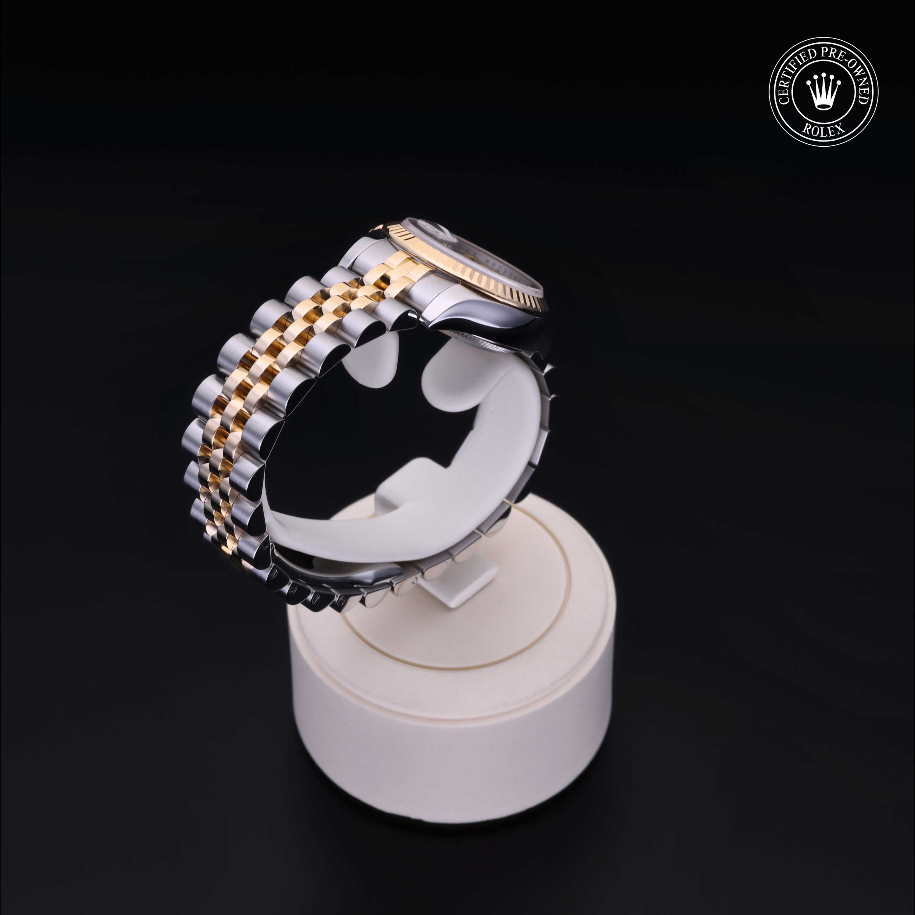 Rolex Lady-Datejust in Rolesor 18 Carat Yellow M179173-0085 at Frank Adams Jewelers