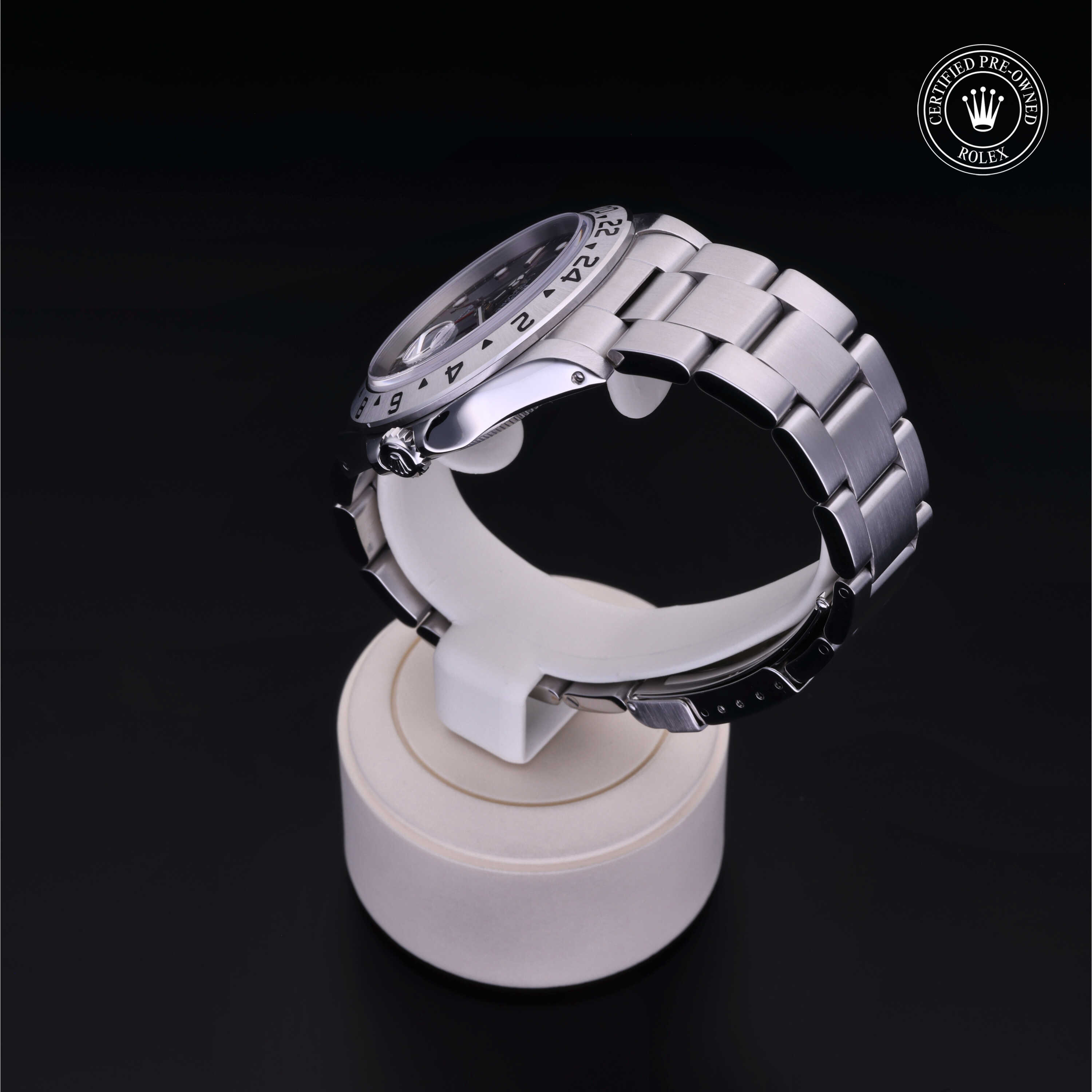 Rolex Explorer II in Steel M16570-0005 at Frank Adams Jewelers
