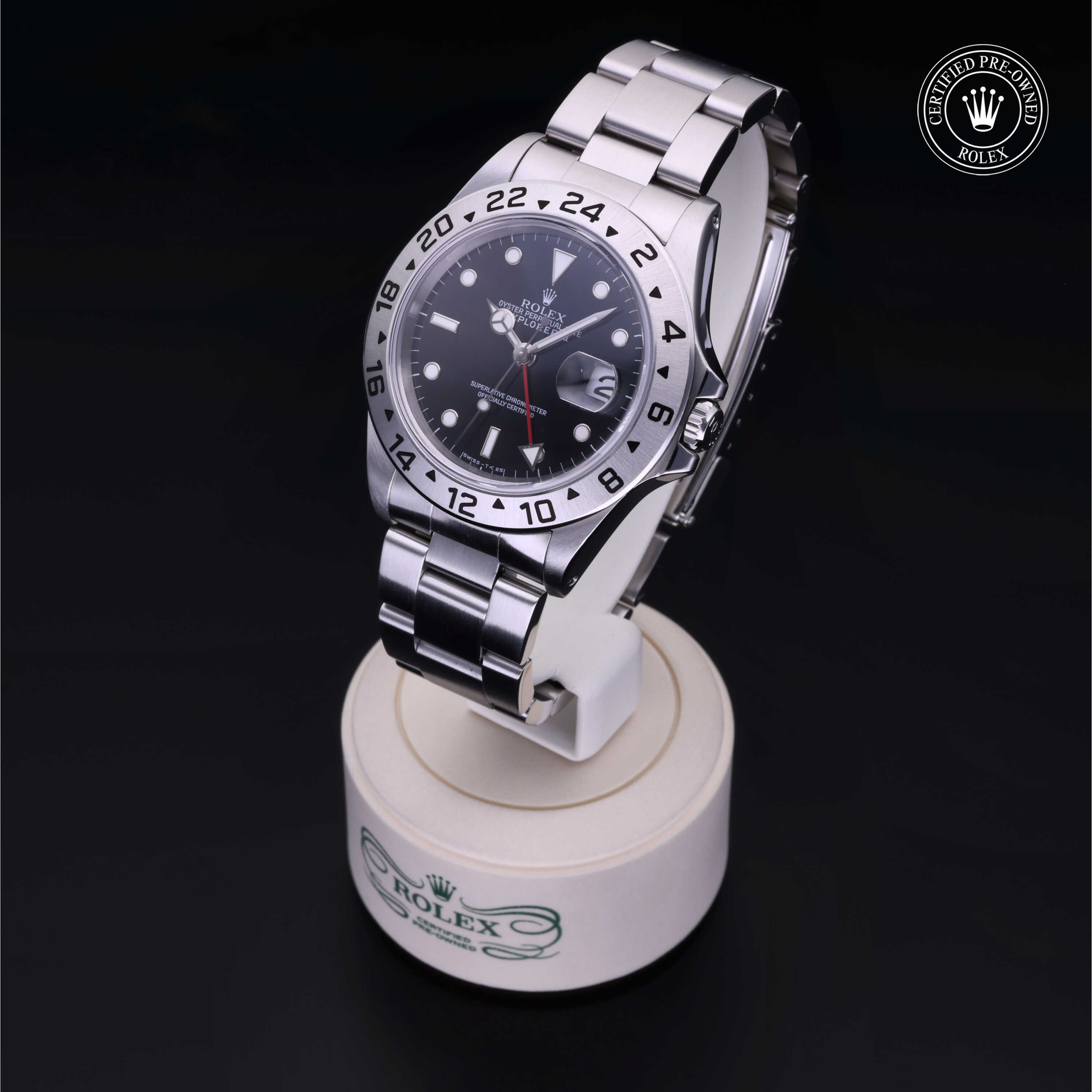 Rolex Explorer II in Steel M16570-0005 at Frank Adams Jewelers