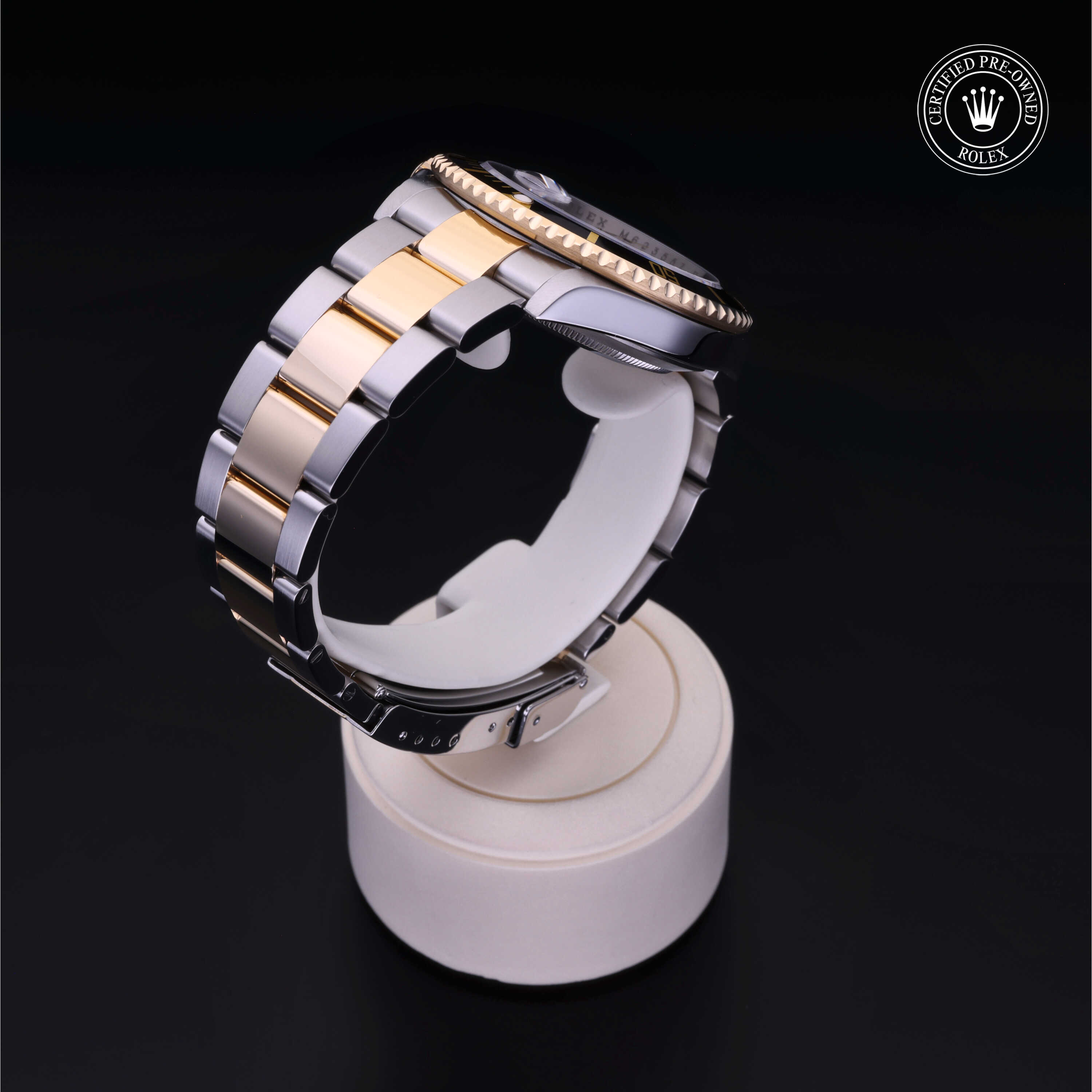 Rolex Submariner in Rolesor 18 Carat Yellow M16613LN-0005 at Frank Adams Jewelers
