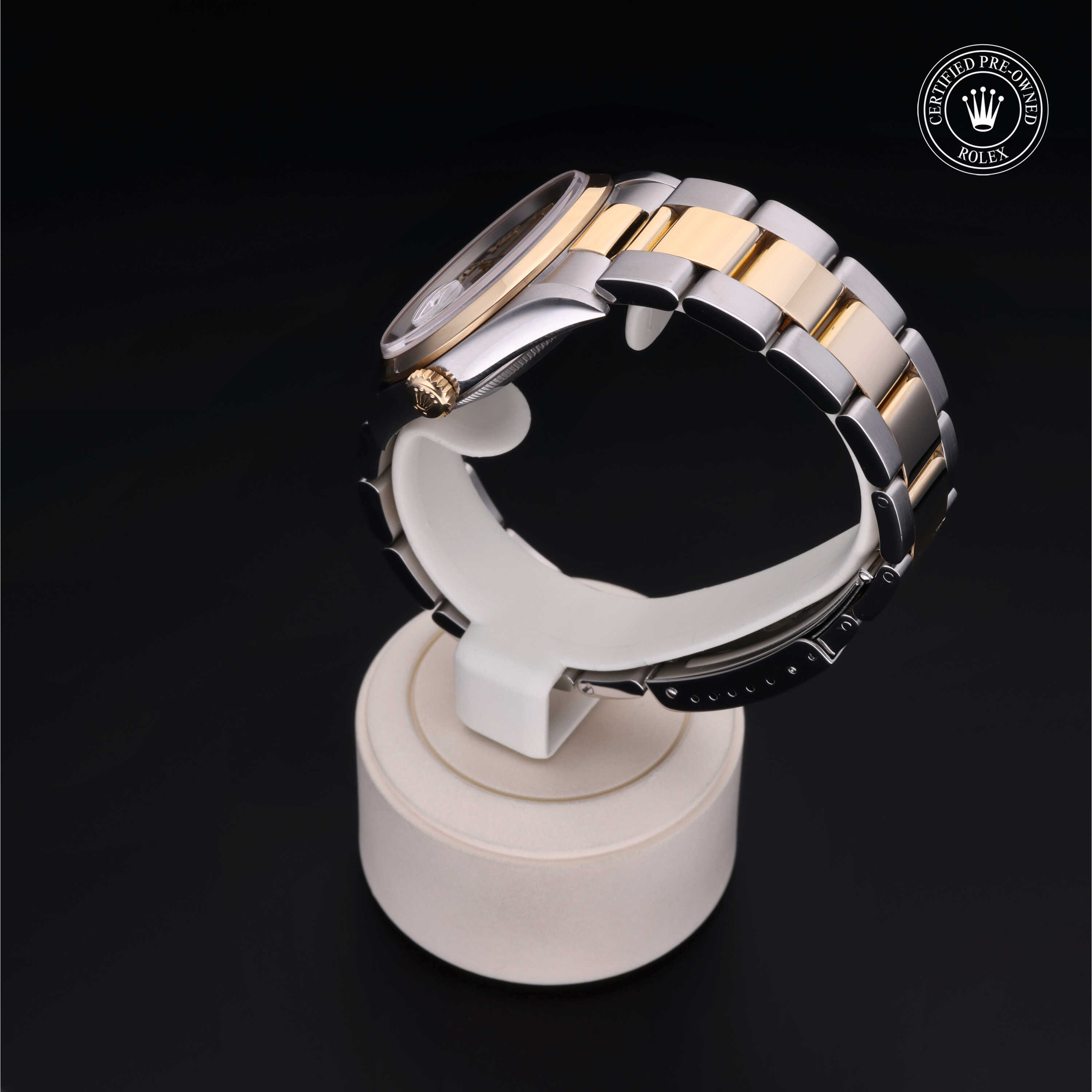 Rolex  in Rolesor 18 Carat Yellow M16203-0007 at Frank Adams Jewelers