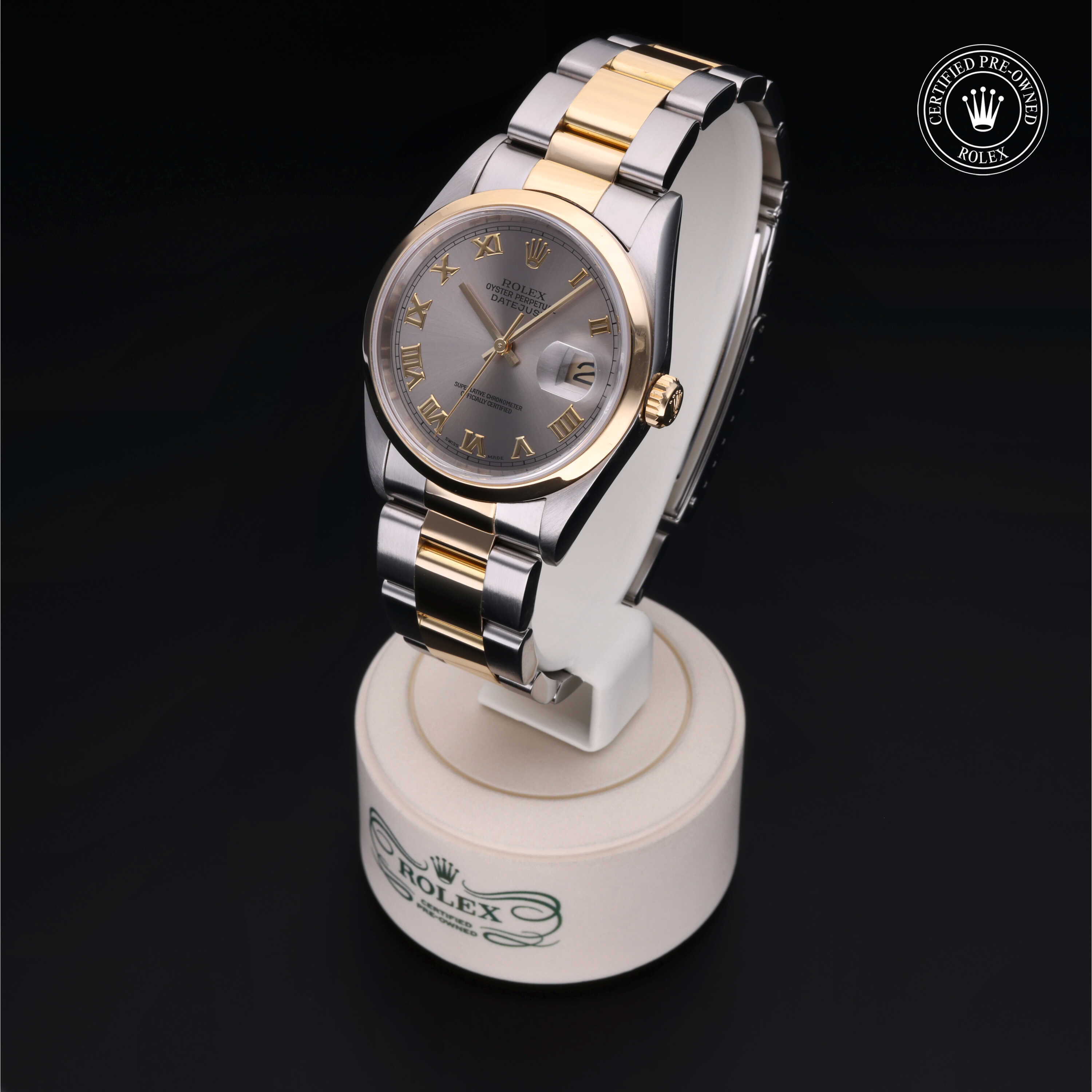 Rolex  in Rolesor 18 Carat Yellow M16203-0007 at Frank Adams Jewelers