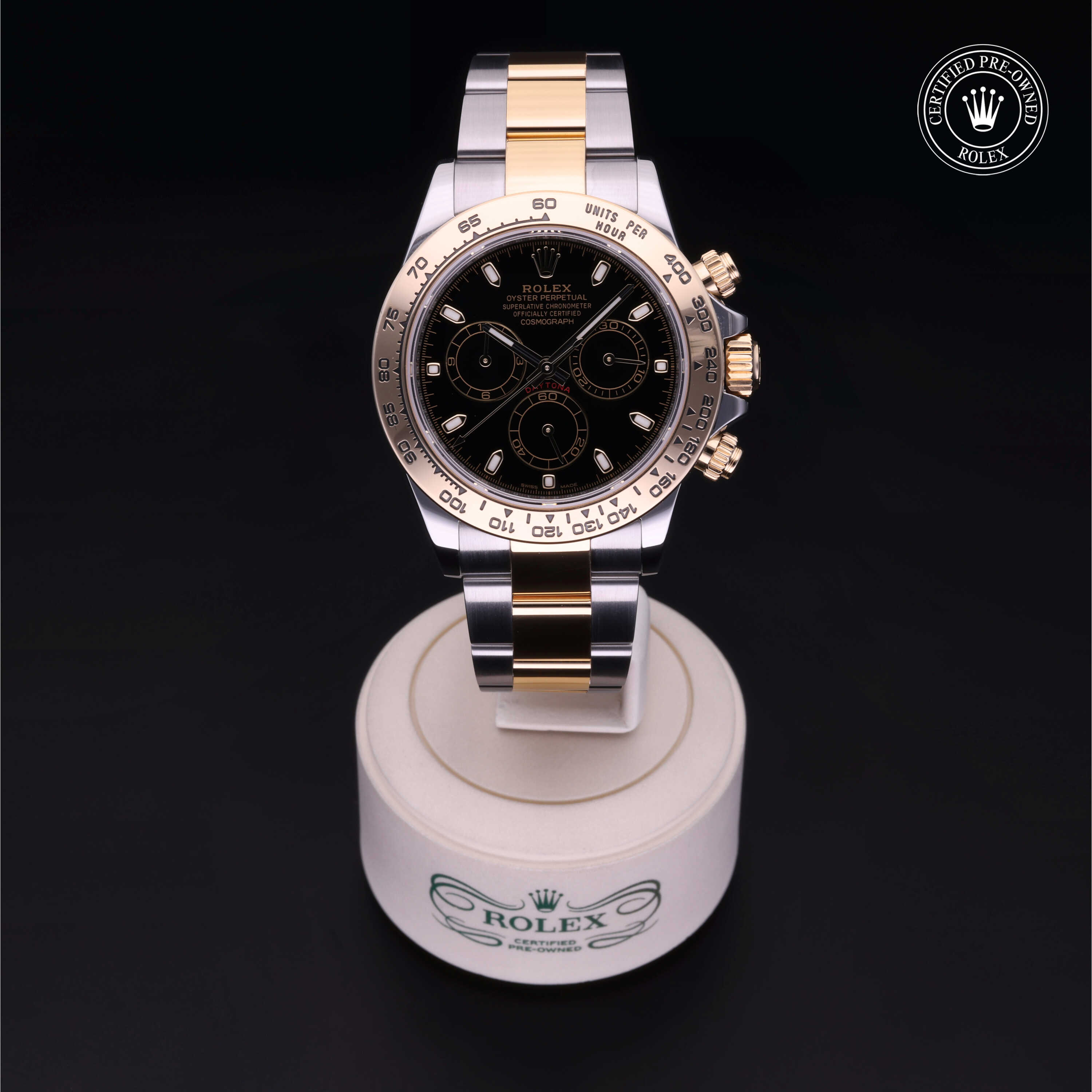 Rolex Cosmograph Daytona in Rolesor 18 Carat Yellow M116503-0004 at Frank Adams Jewelers