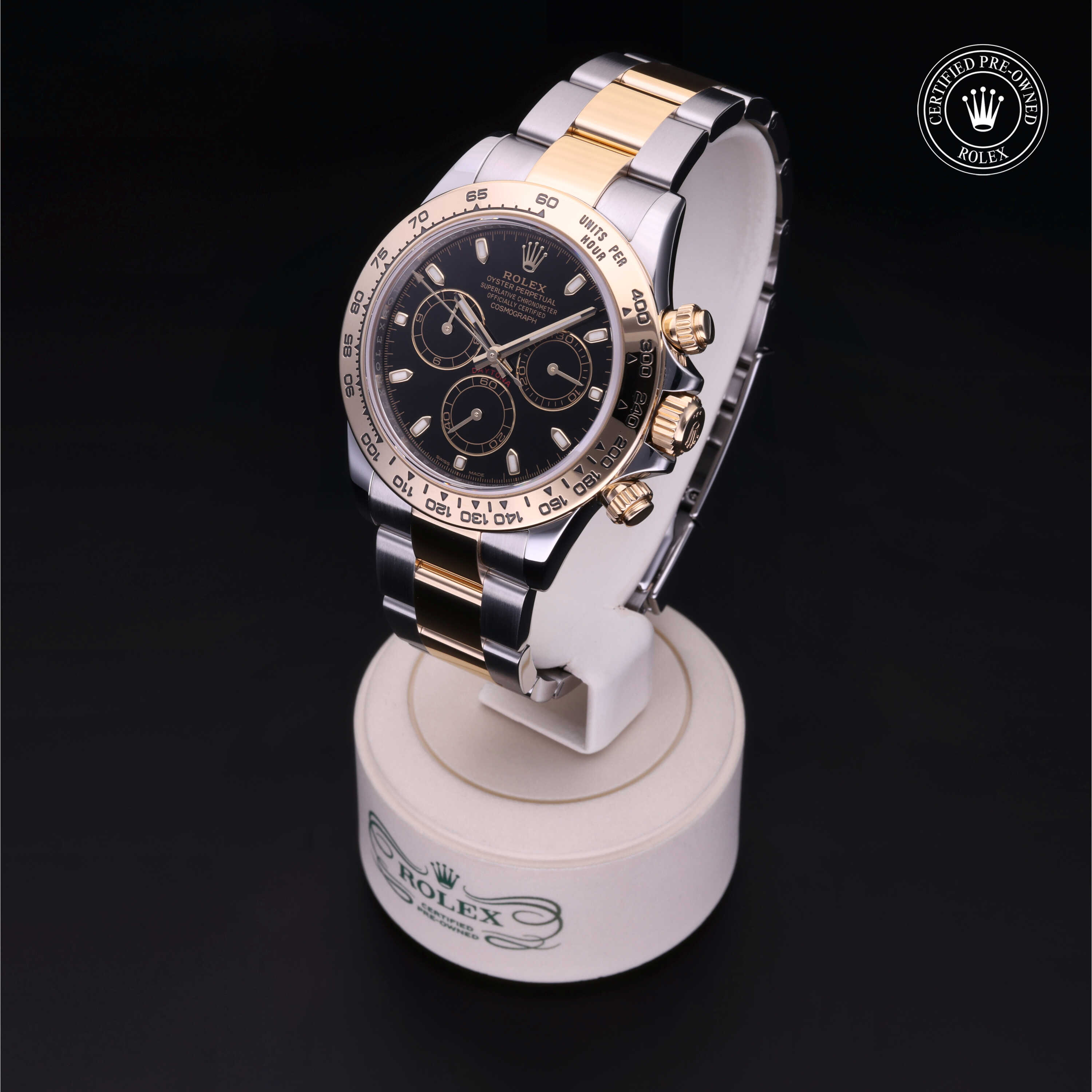 Rolex Cosmograph Daytona in Rolesor 18 Carat Yellow M116503-0004 at Frank Adams Jewelers