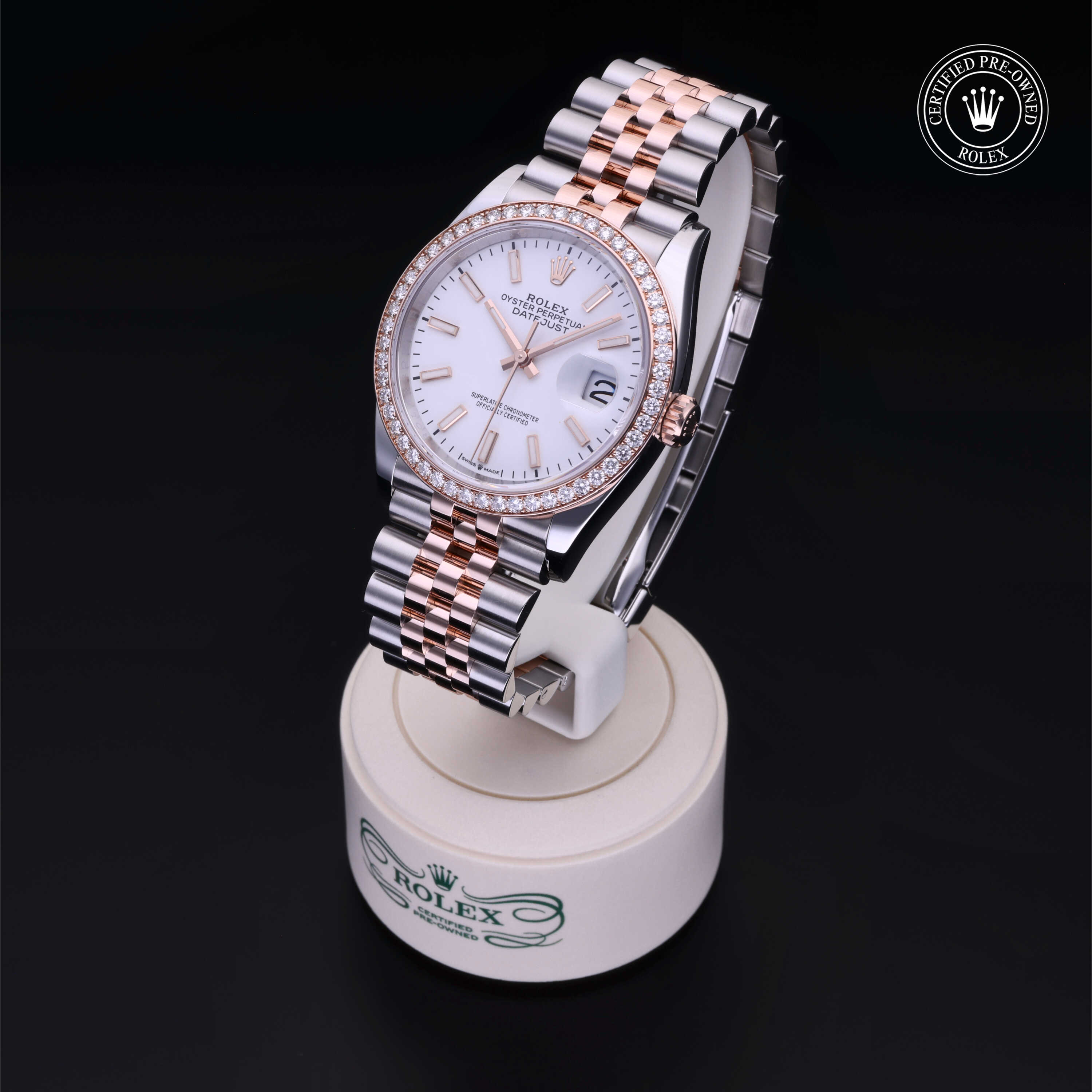 Rolex in Rolesor 18 Carat Red M126281RBR-0006 at Frank Adams Jewelers Rolex in Rolesor 18 Carat Red M126281RBR-0006 at Frank Adams Jewelers