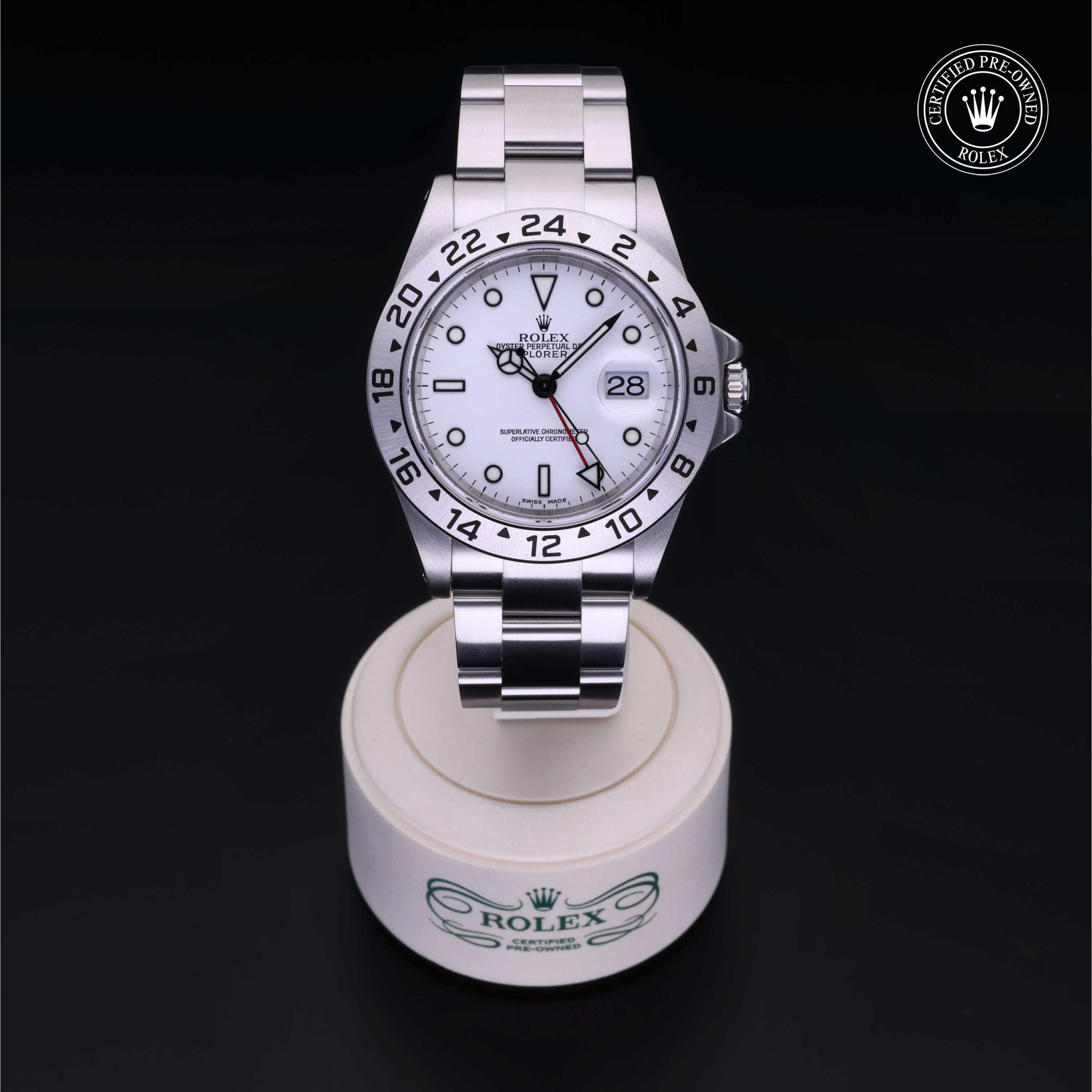 Rolex Explorer II in Steel M16570-0006 at Frank Adams Jewelers