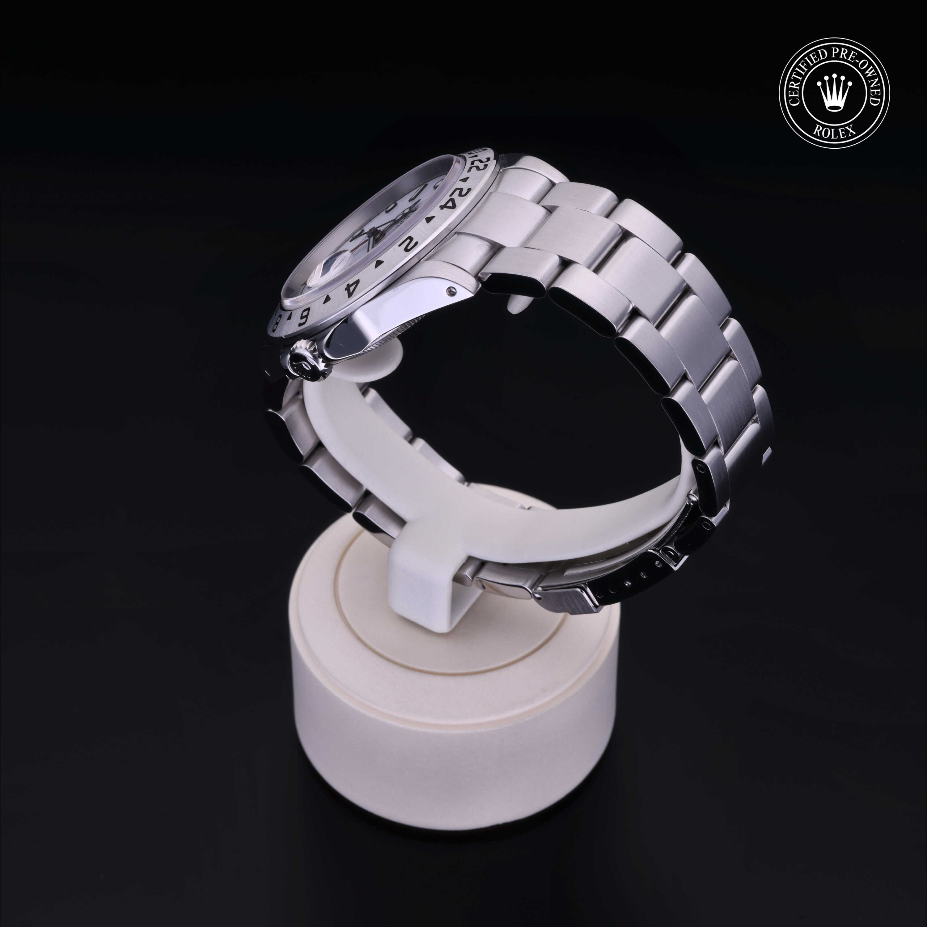 Rolex Explorer II in Steel M16570-0006 at Frank Adams Jewelers