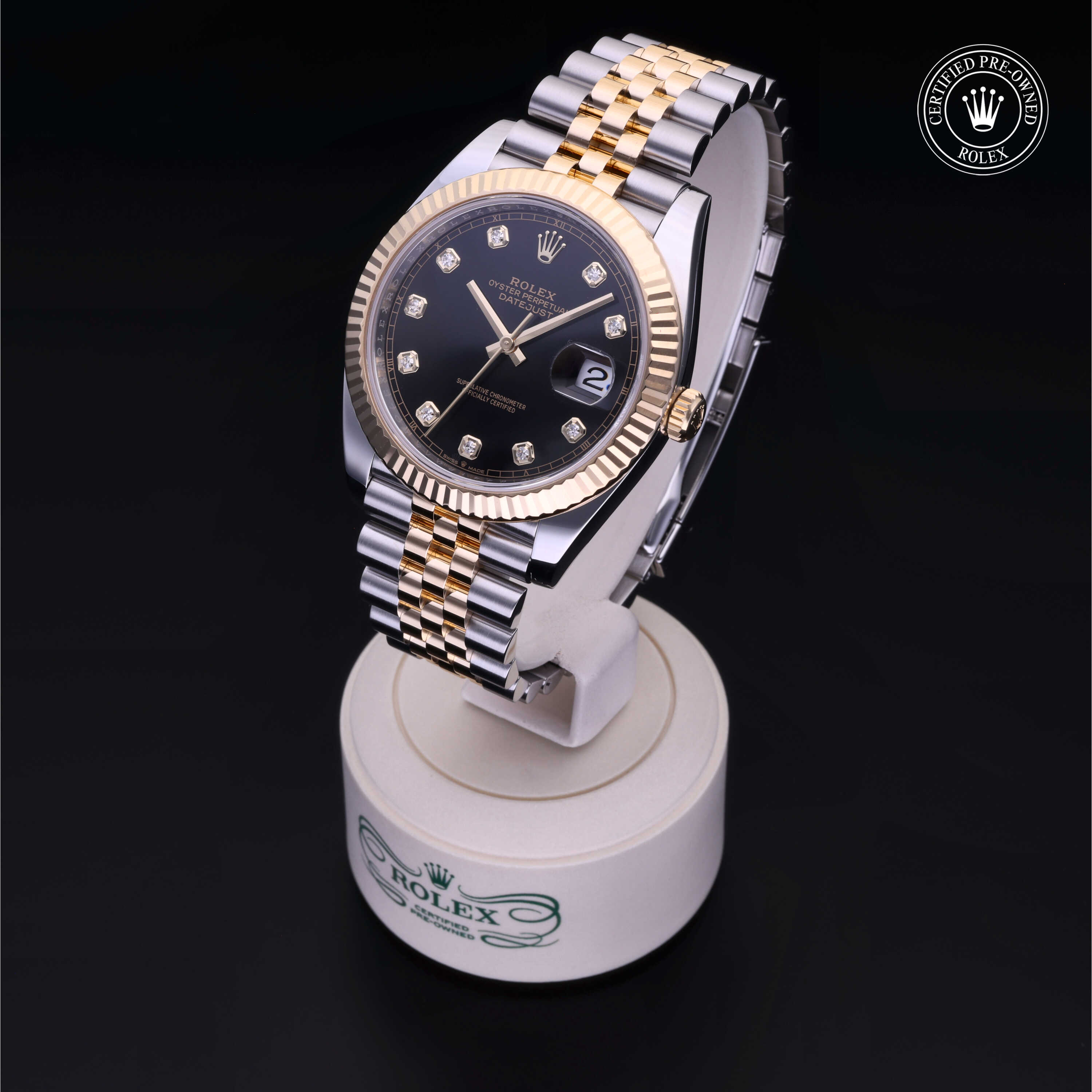 Rolex Datejust in Rolesor 18 Carat Yellow M126333-0006 at Frank Adams Jewelers