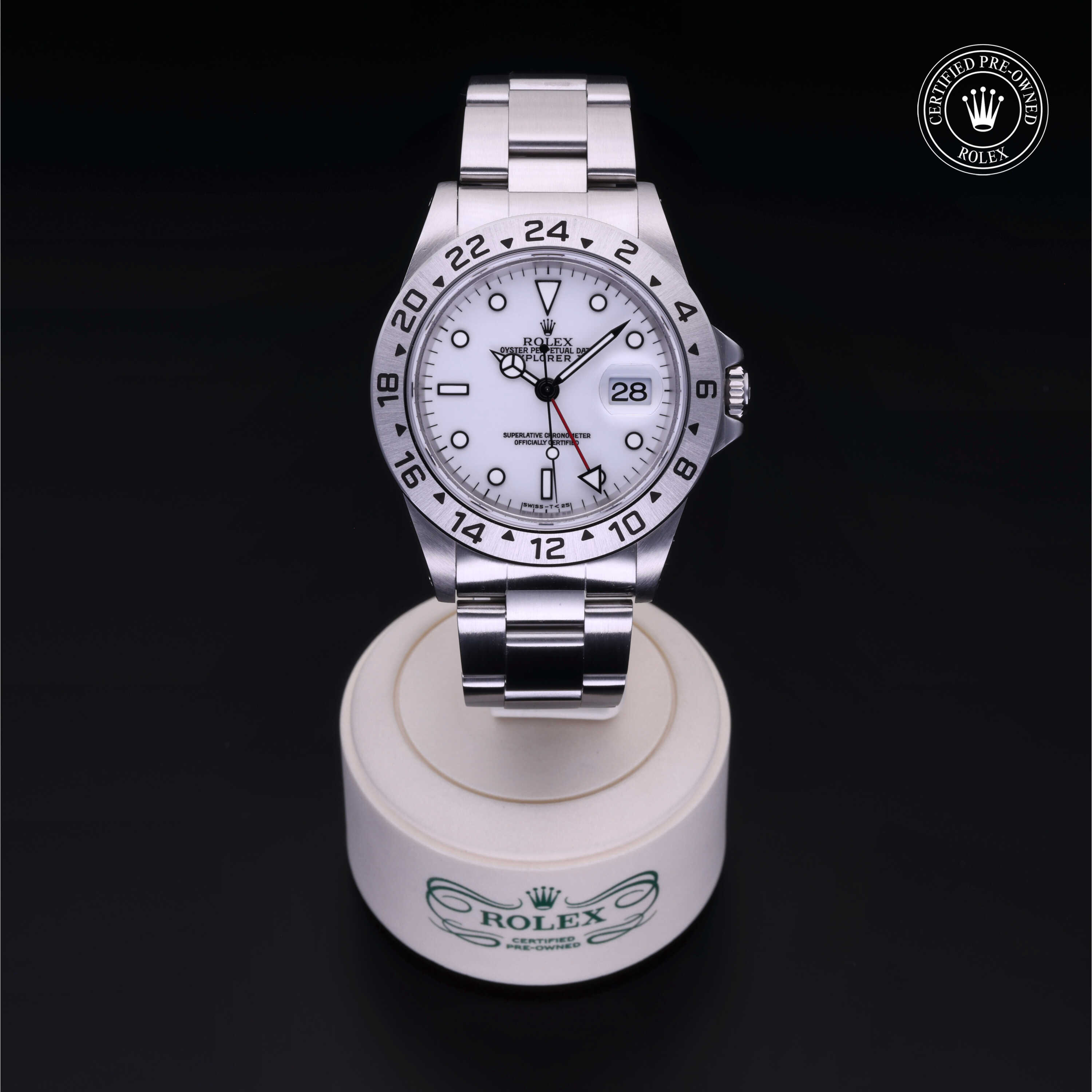 Rolex Explorer II in Steel M16570-0006 at Frank Adams Jewelers