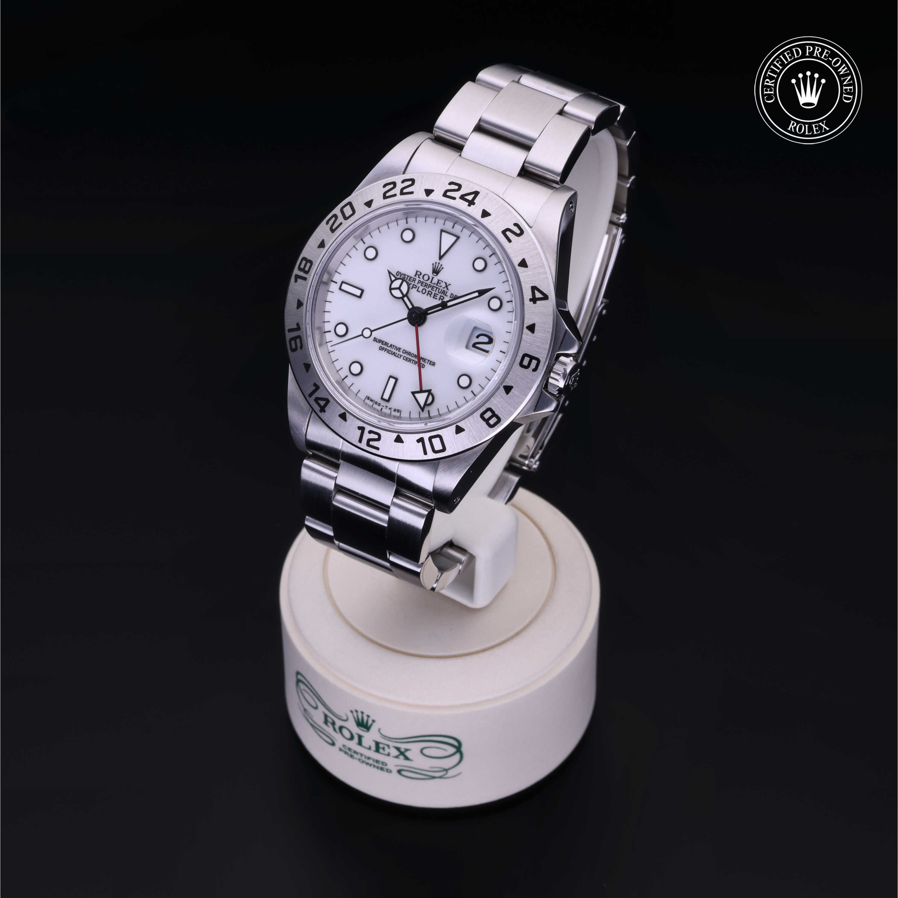 Rolex Explorer II in Steel M16570-0006 at Frank Adams Jewelers