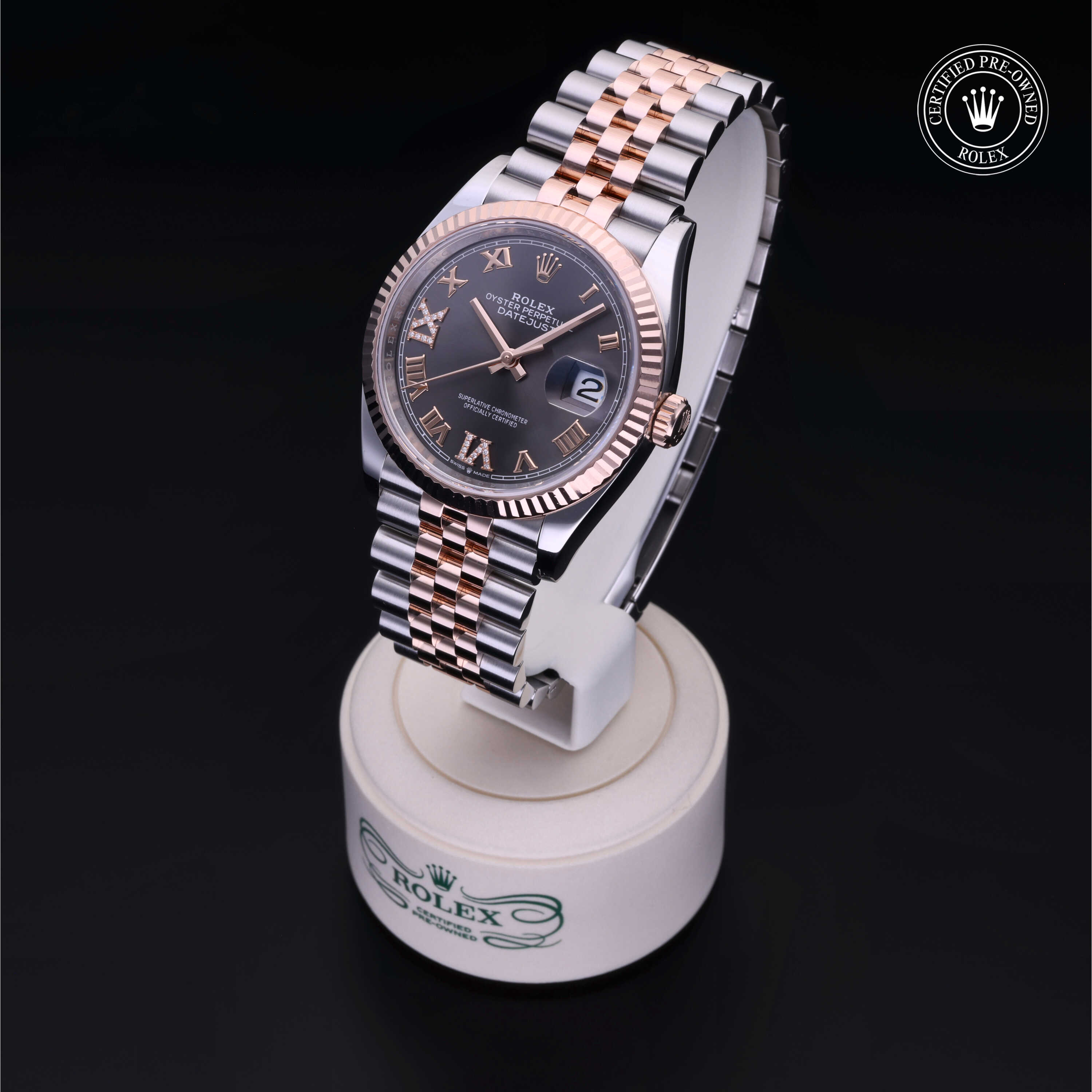 Rolex Datejust in Rolesor 18 Carat Red M126231-0023 at Frank Adams Jewelers