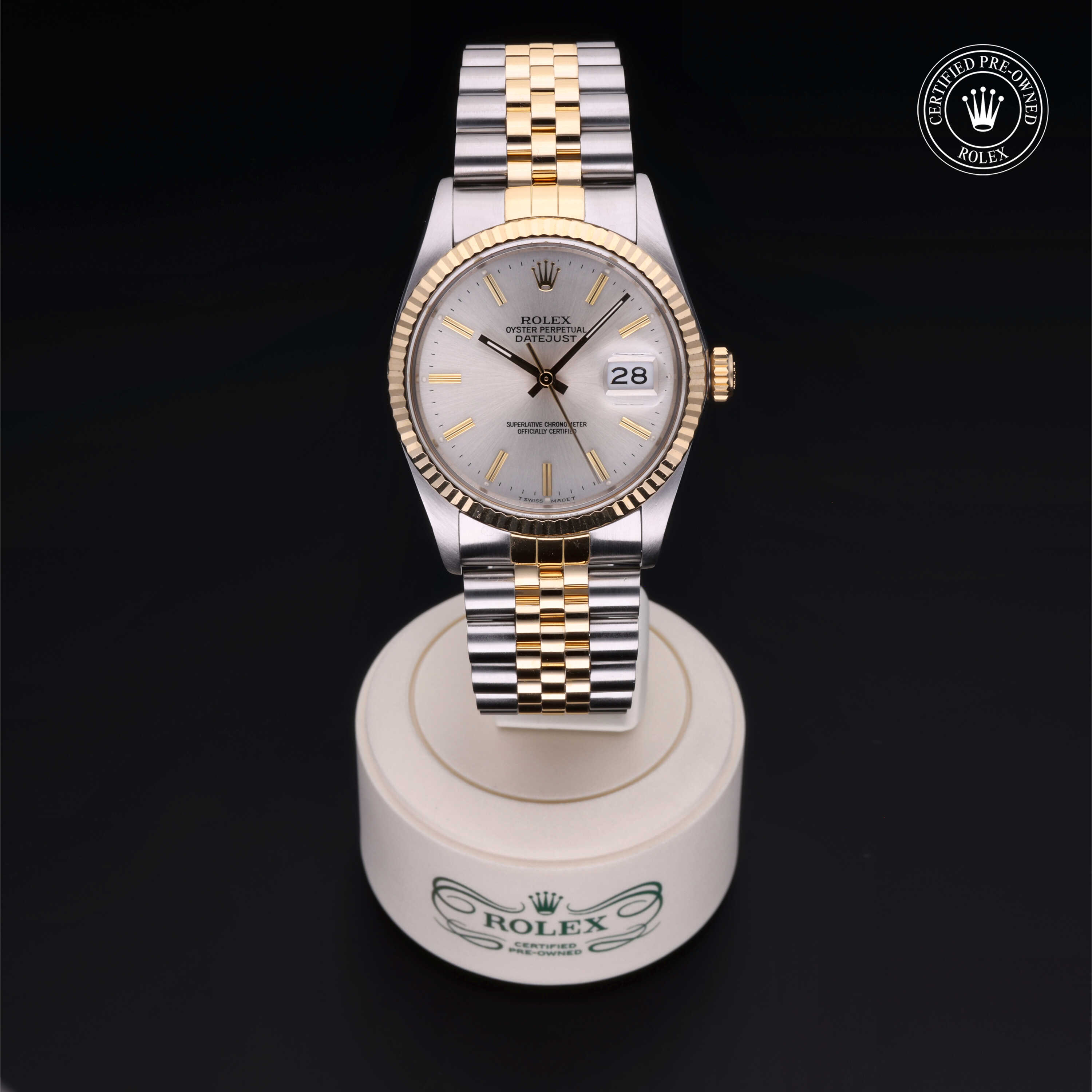 Rolex  in Rolesor 18 Carat Yellow  at Frank Adams Jewelers