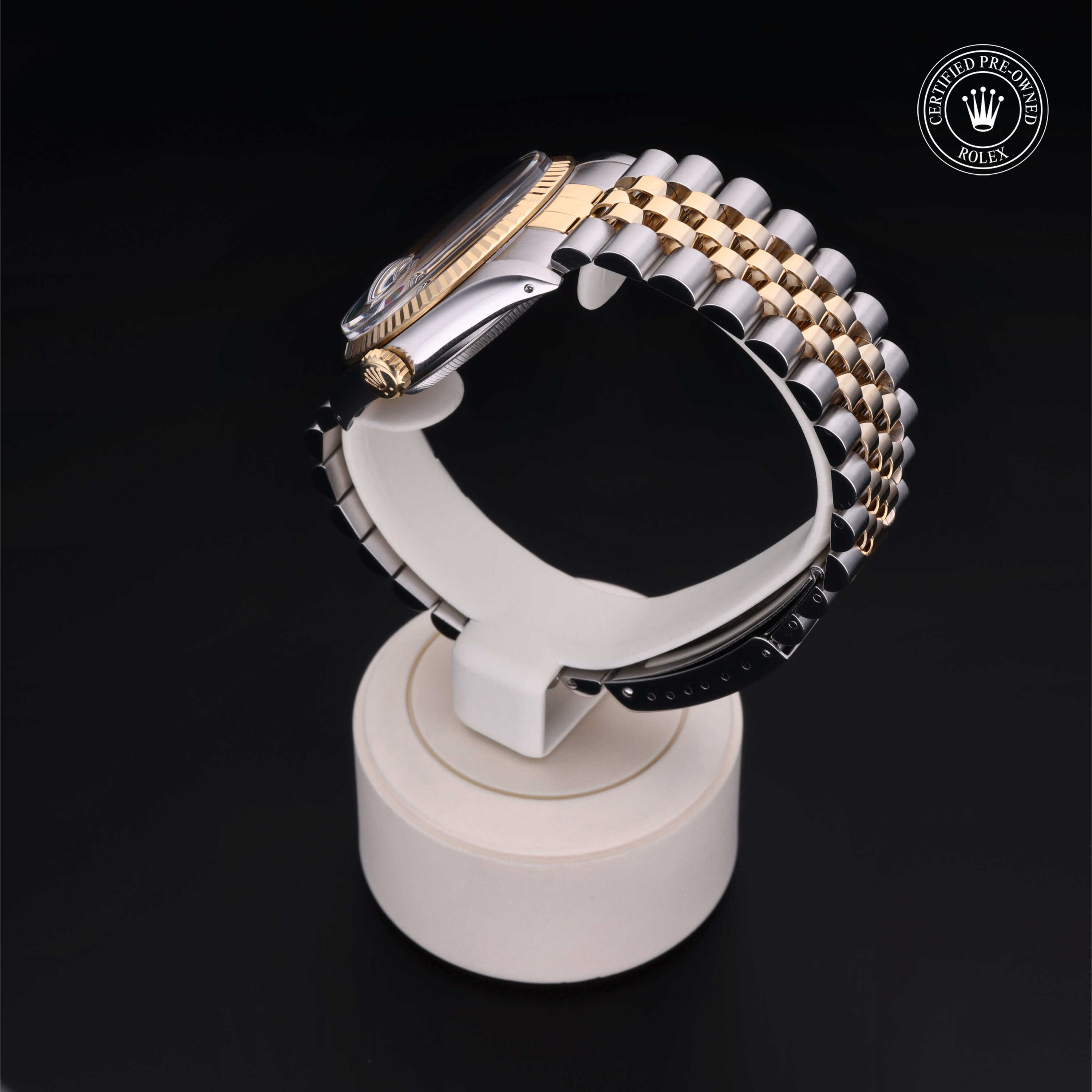 Rolex  in Rolesor 18 Carat Yellow  at Frank Adams Jewelers