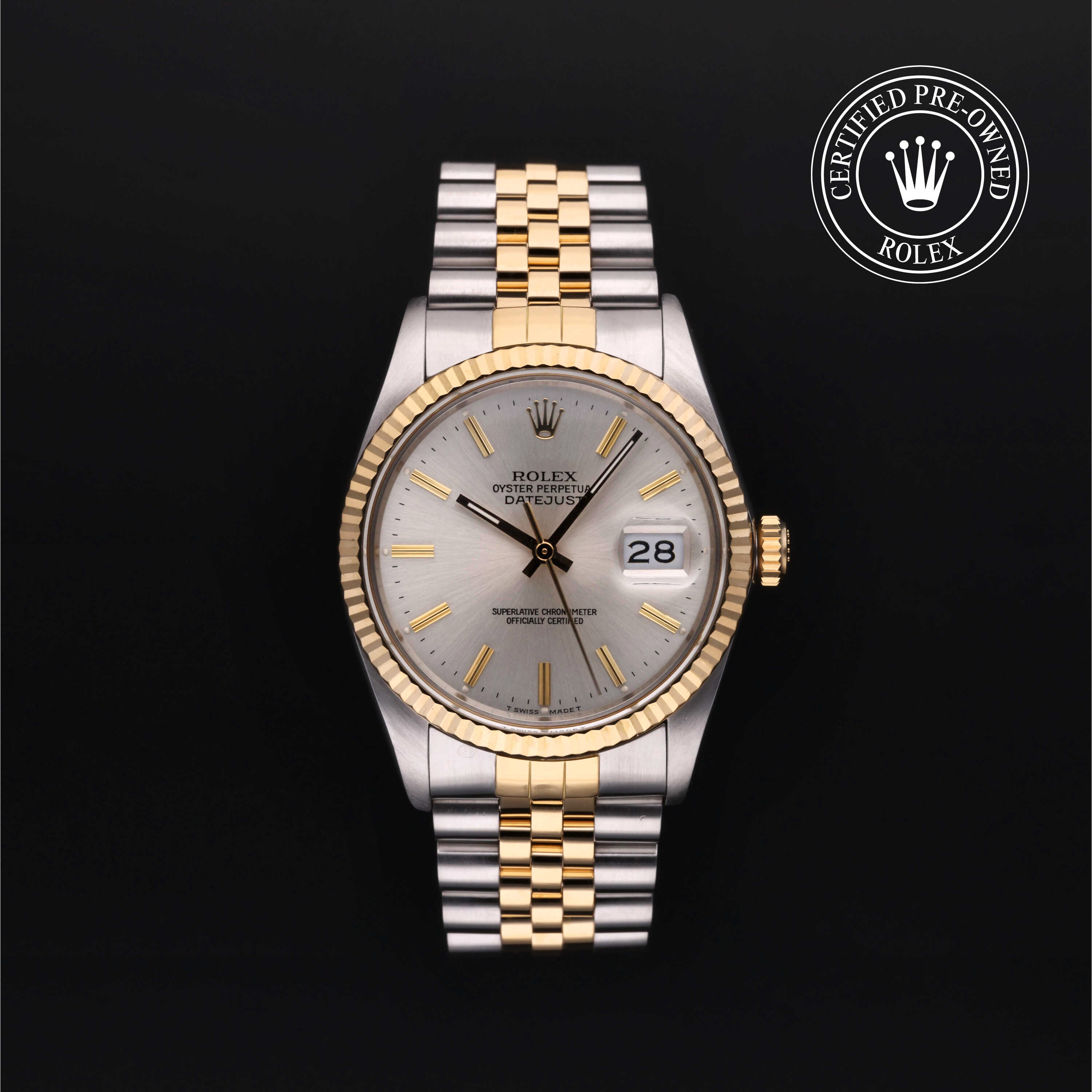 Rolex  in Rolesor 18 Carat Yellow  at Frank Adams Jewelers