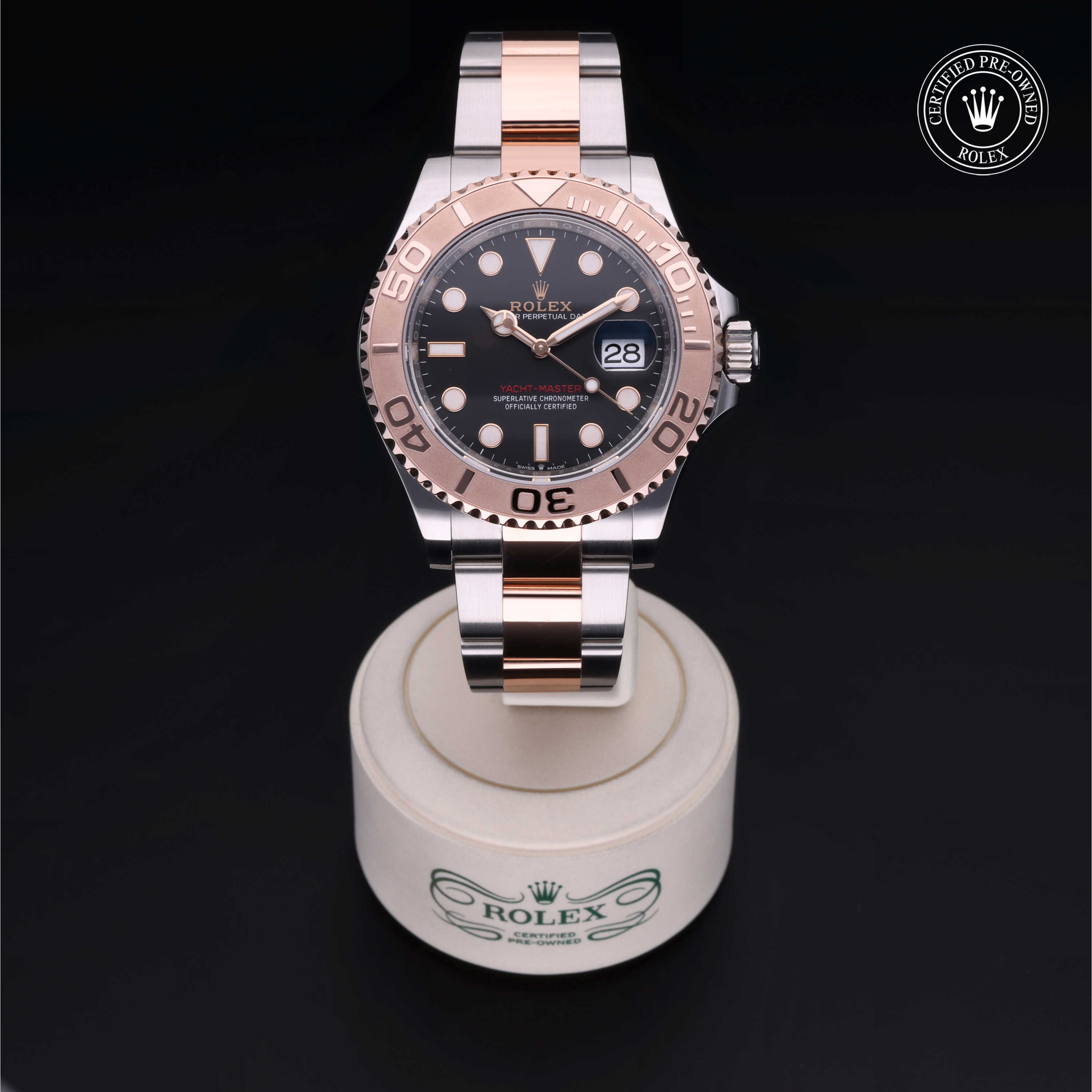 Rolex Yacht-Master in Rolesor 18 Carat Red M126621-0002 at Frank Adams Jewelers