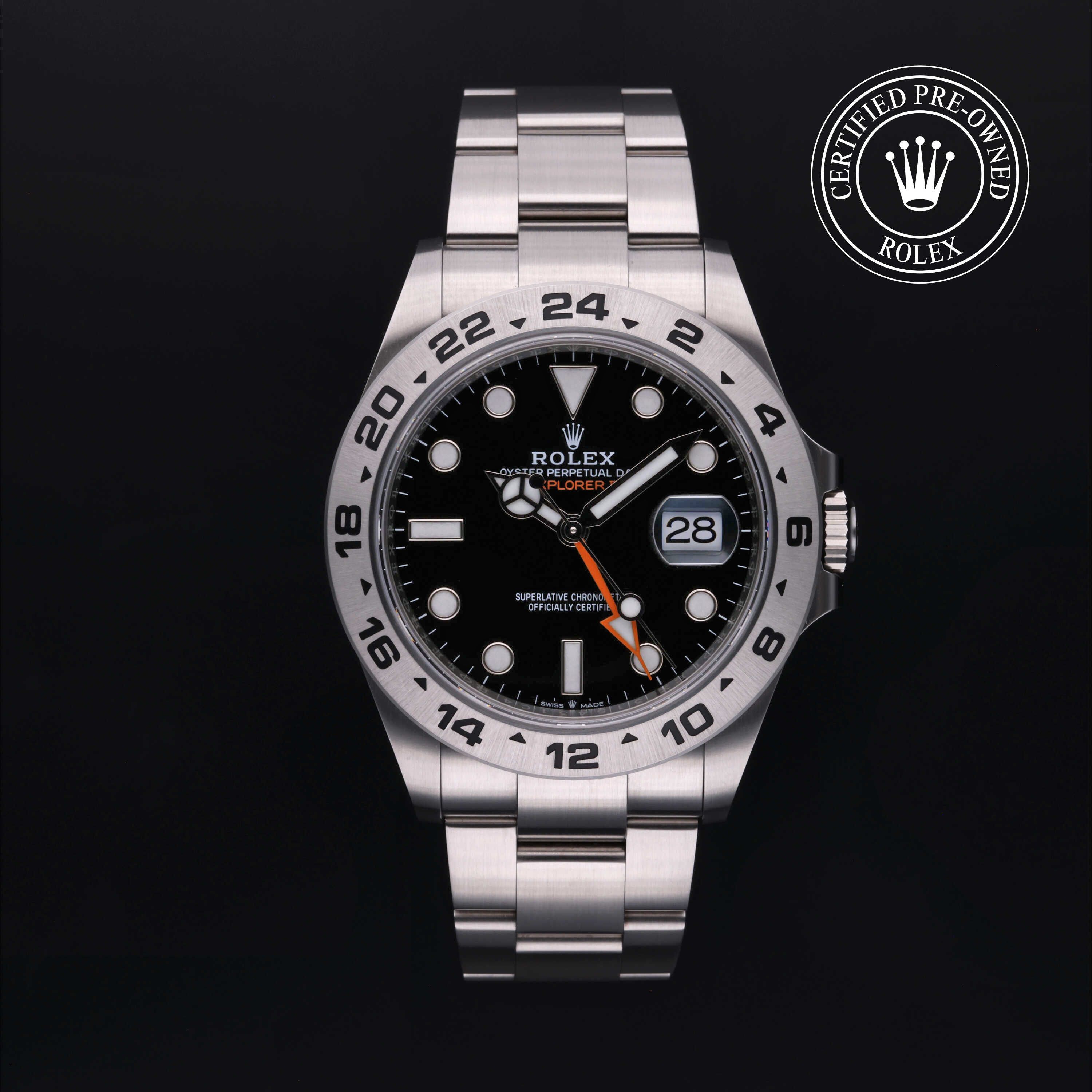 Rolex Explorer II in Steel M226570-0002 at Frank Adams Jewelers
