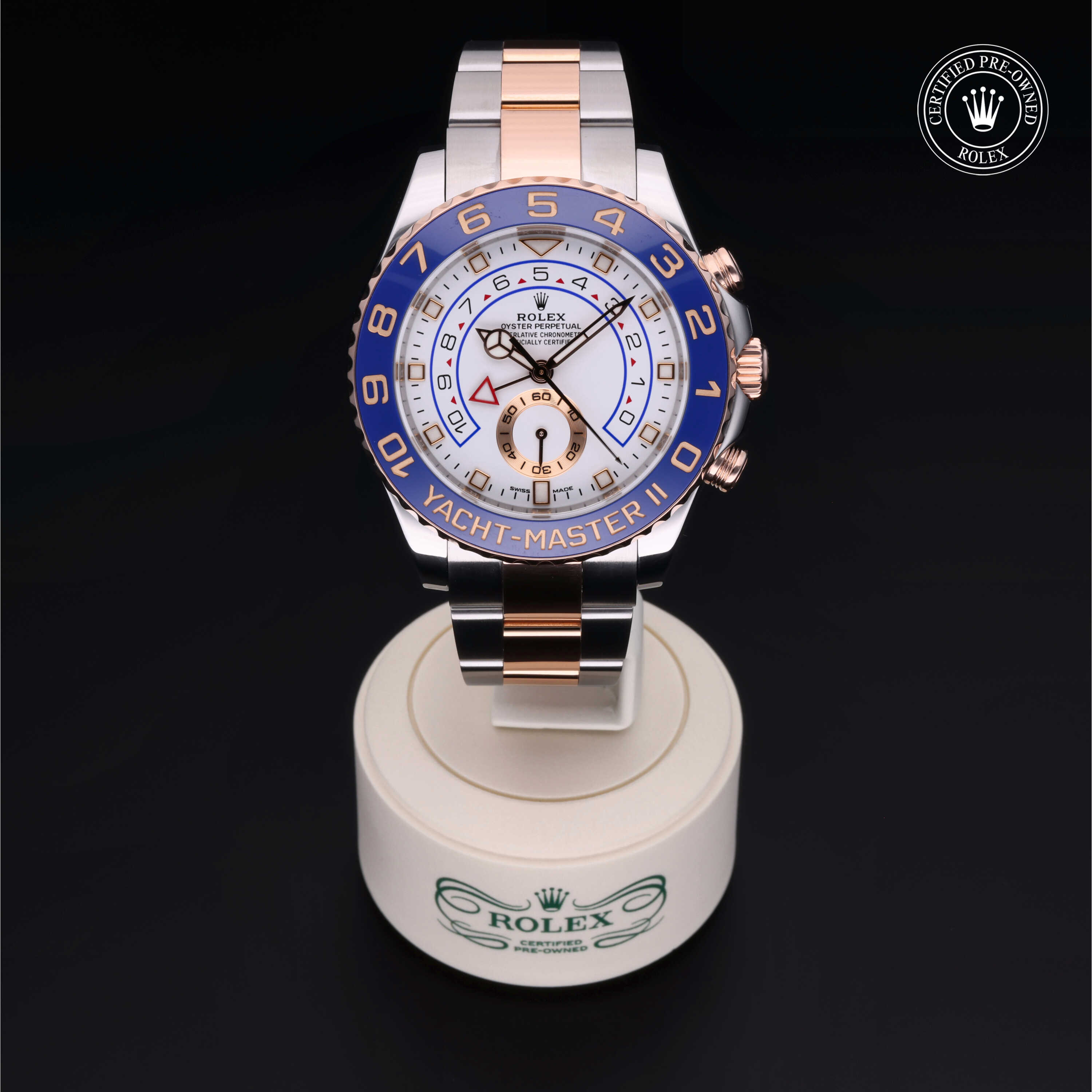 Rolex Yacht-Master II in Rolesor 18 Carat Red M116681-0002 at Frank Adams Jewelers