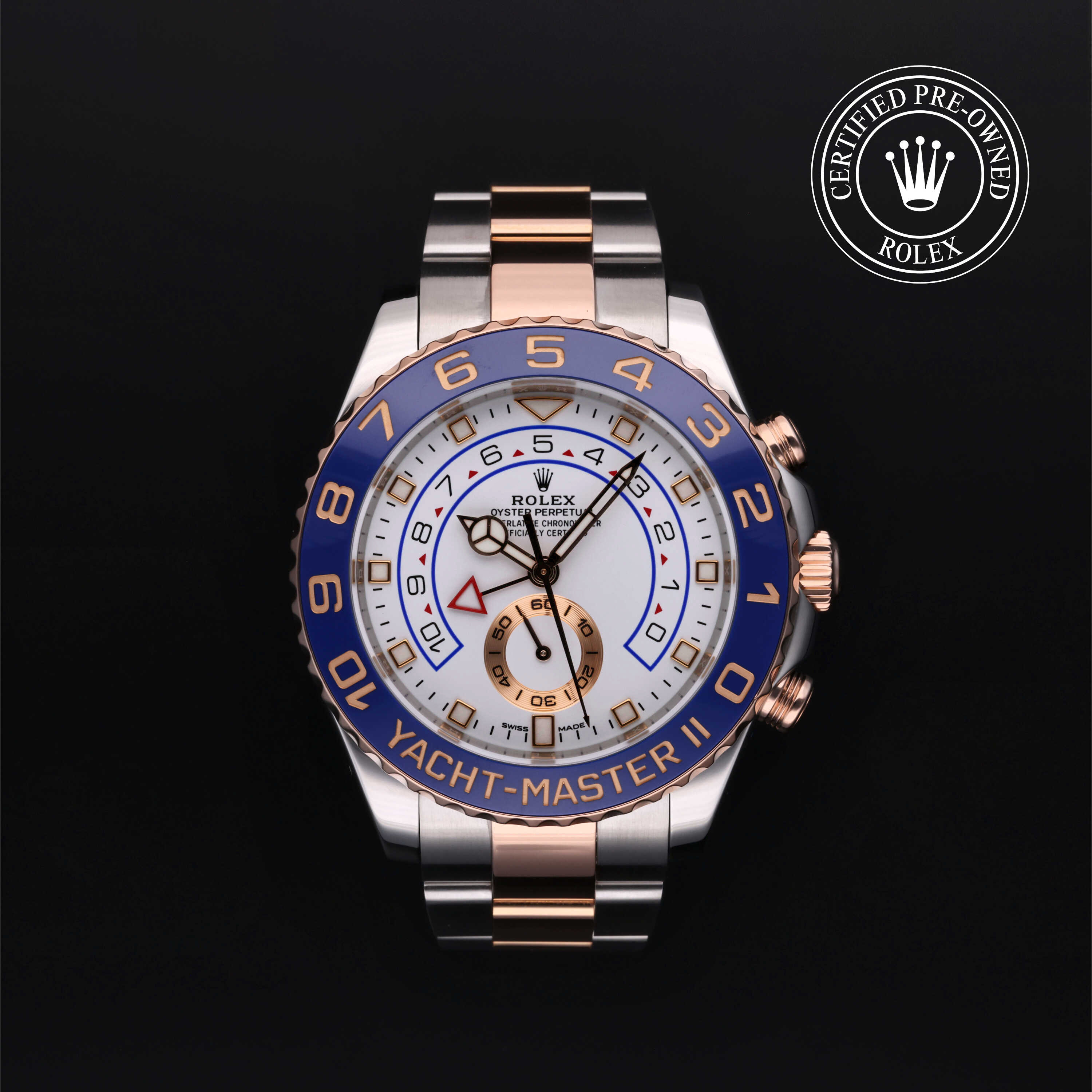 Rolex Yacht-Master II in Rolesor 18 Carat Red M116681-0002 at Frank Adams Jewelers