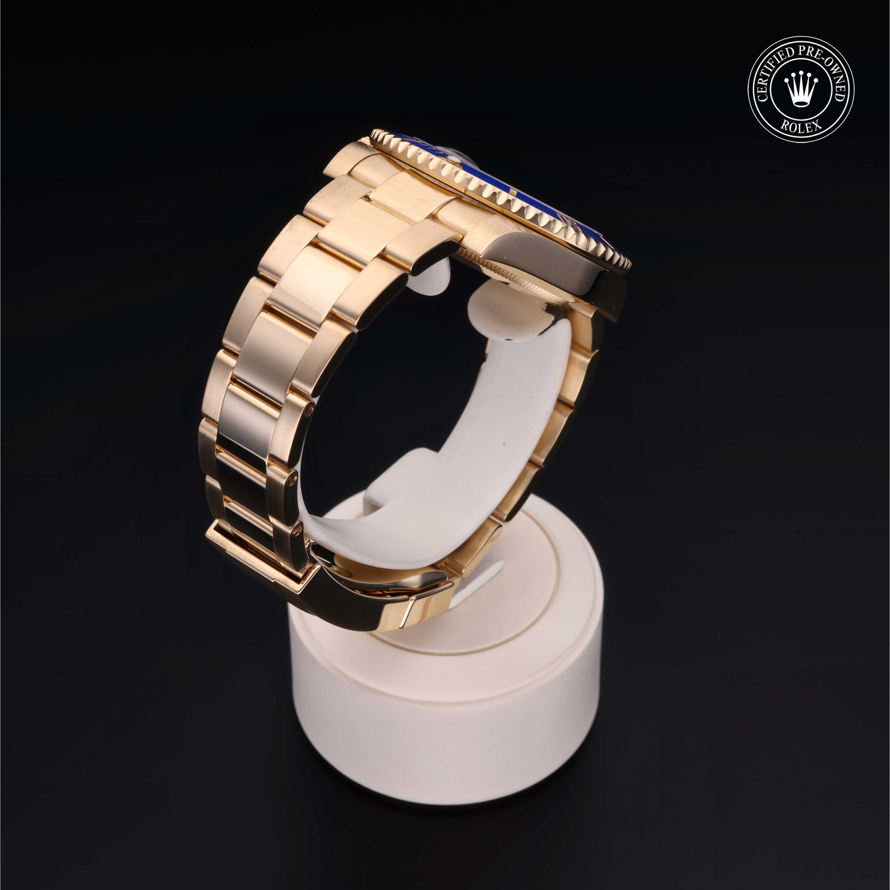 Rolex Submariner in Gold 18 Carat Yellow M116618LB-0003 at Frank Adams Jewelers