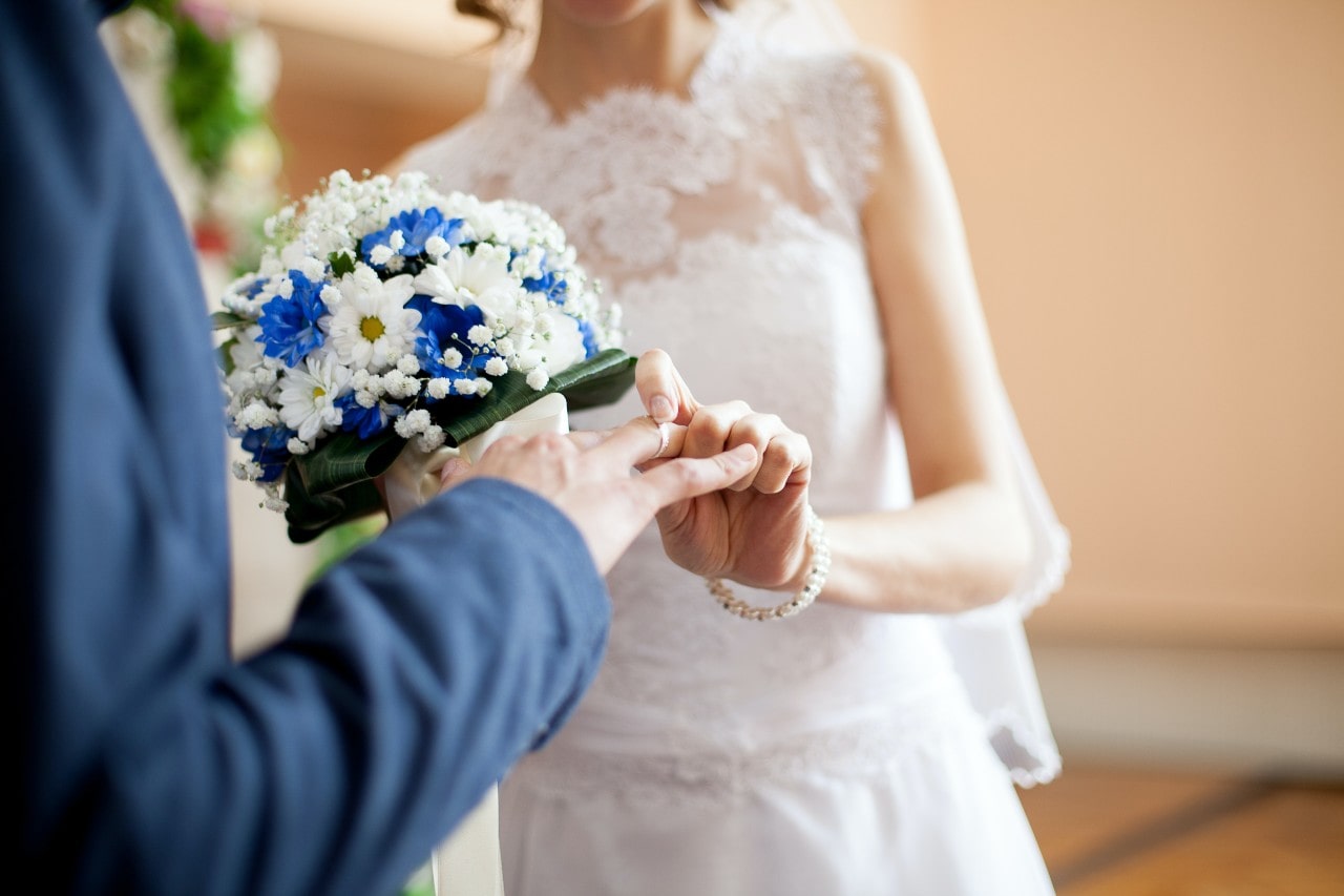 placing wedding band on placing wedding band on