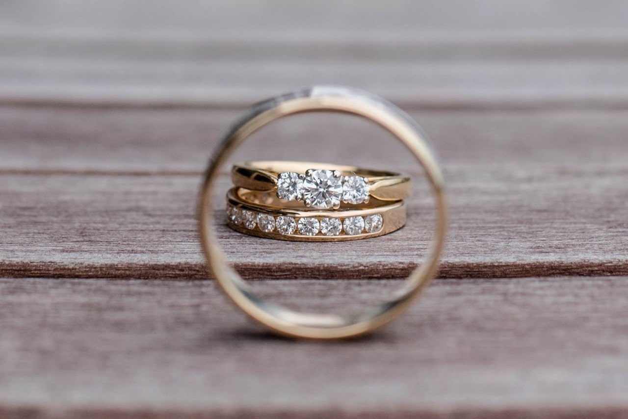 wedding ring stacks in albany wedding ring stacks in albany